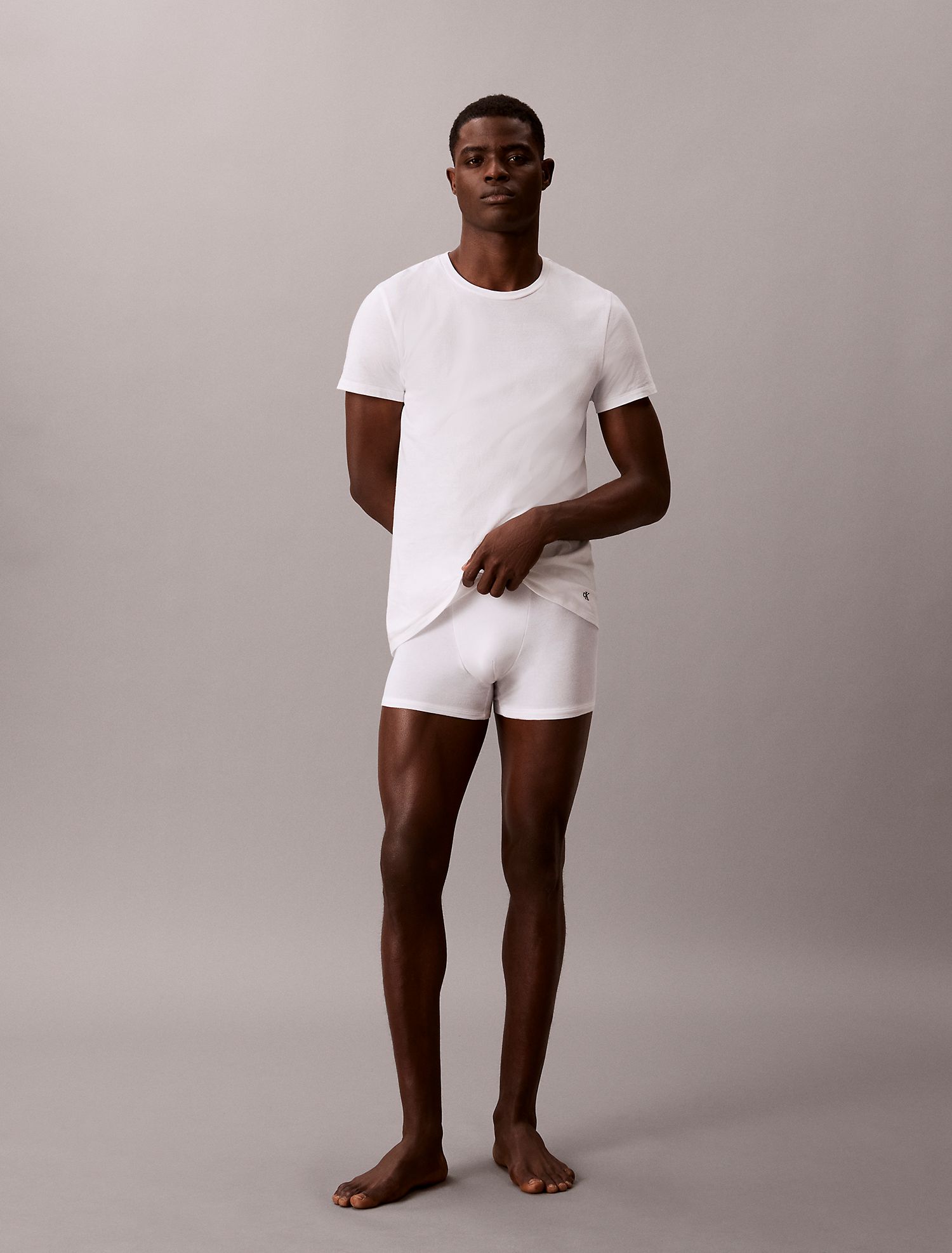 Набор футболок Calvin Klein Cotton Classics 3-Pack Grey Heather Multi