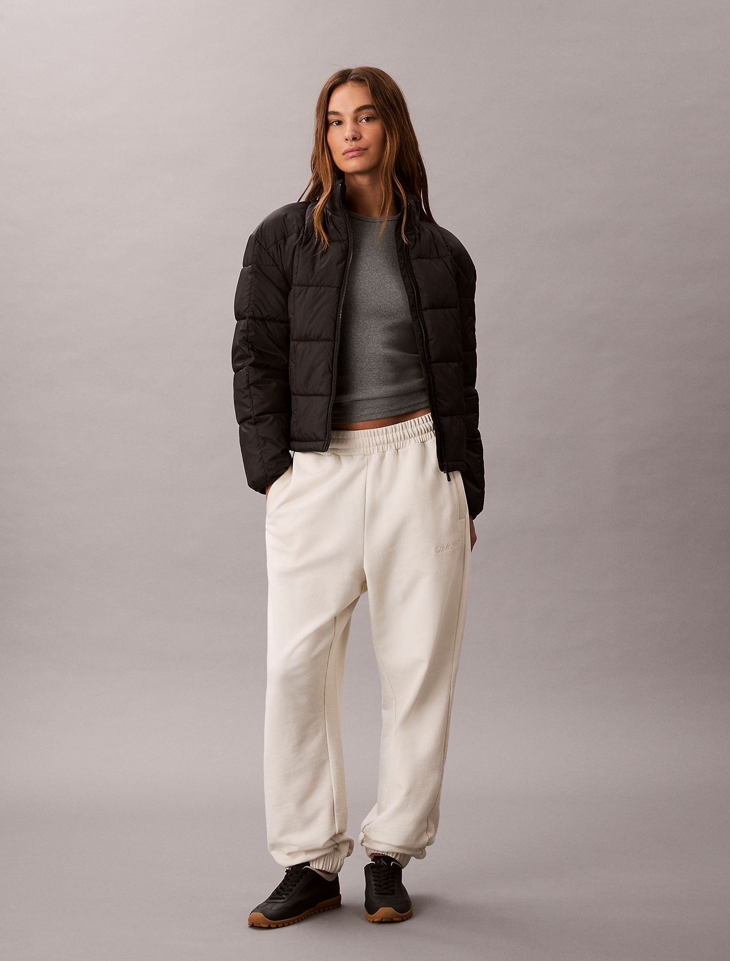 Утепленная куртка Calvin Klein Lightweight Puffer Jacket Black