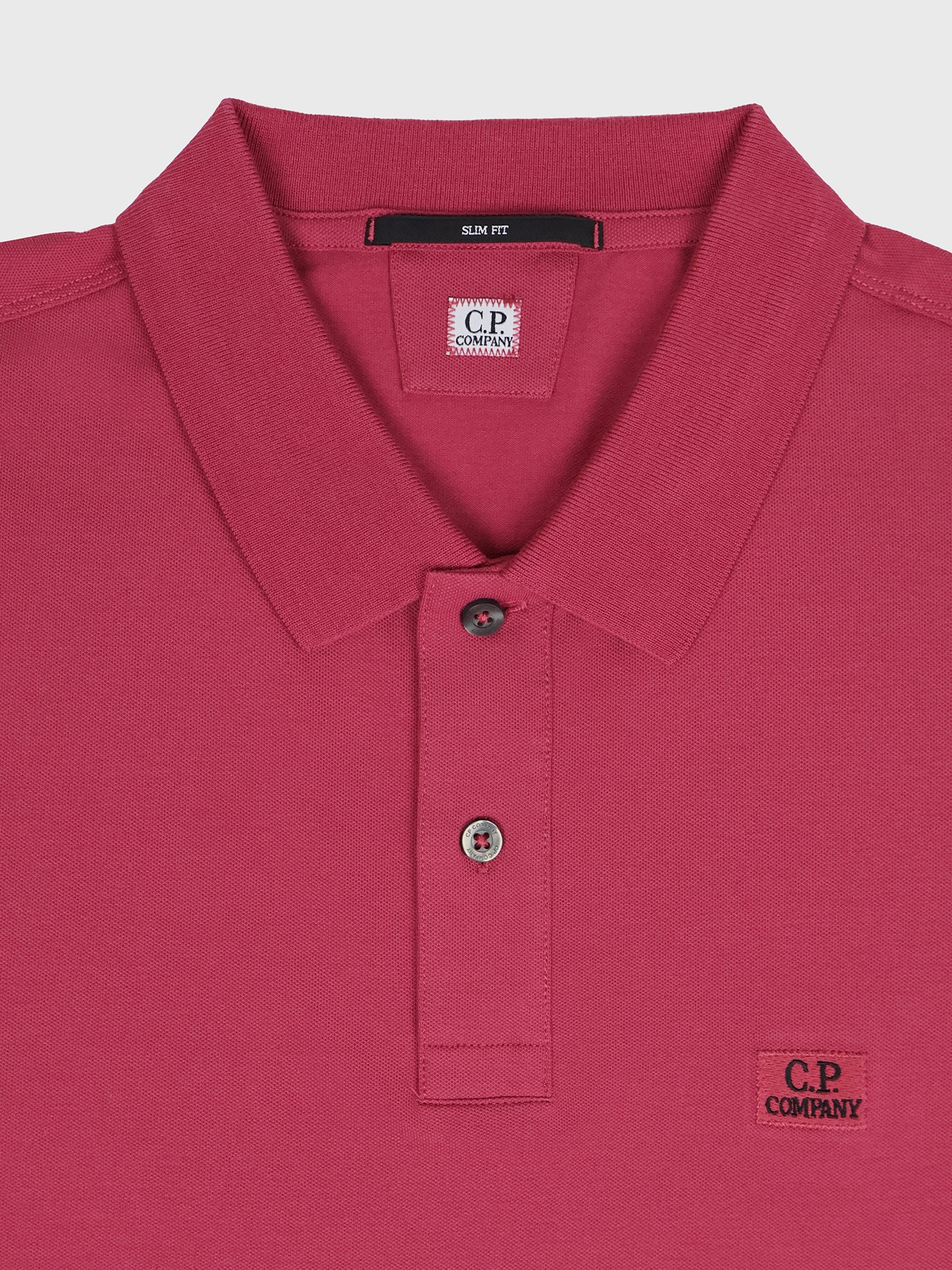 Поло C.P. Company Stretch Piquet Slim Pink