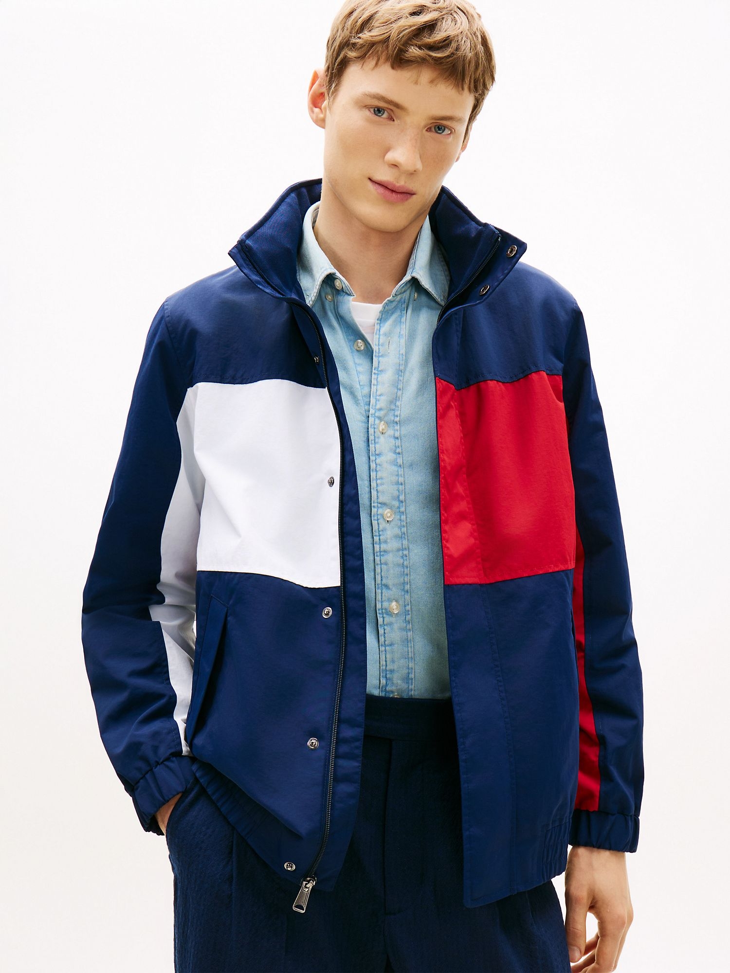 Куртка Tommy Hilfiger Flag Regatta Jacket Navy/Medium Red/White