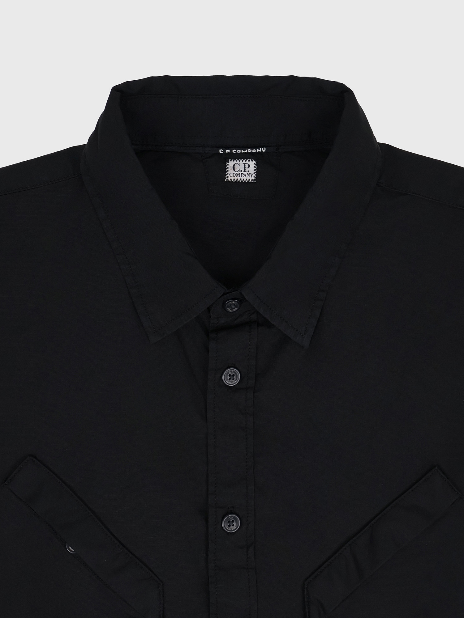 Рубашка C.P. Company Cotton Ripstop Shirt Black