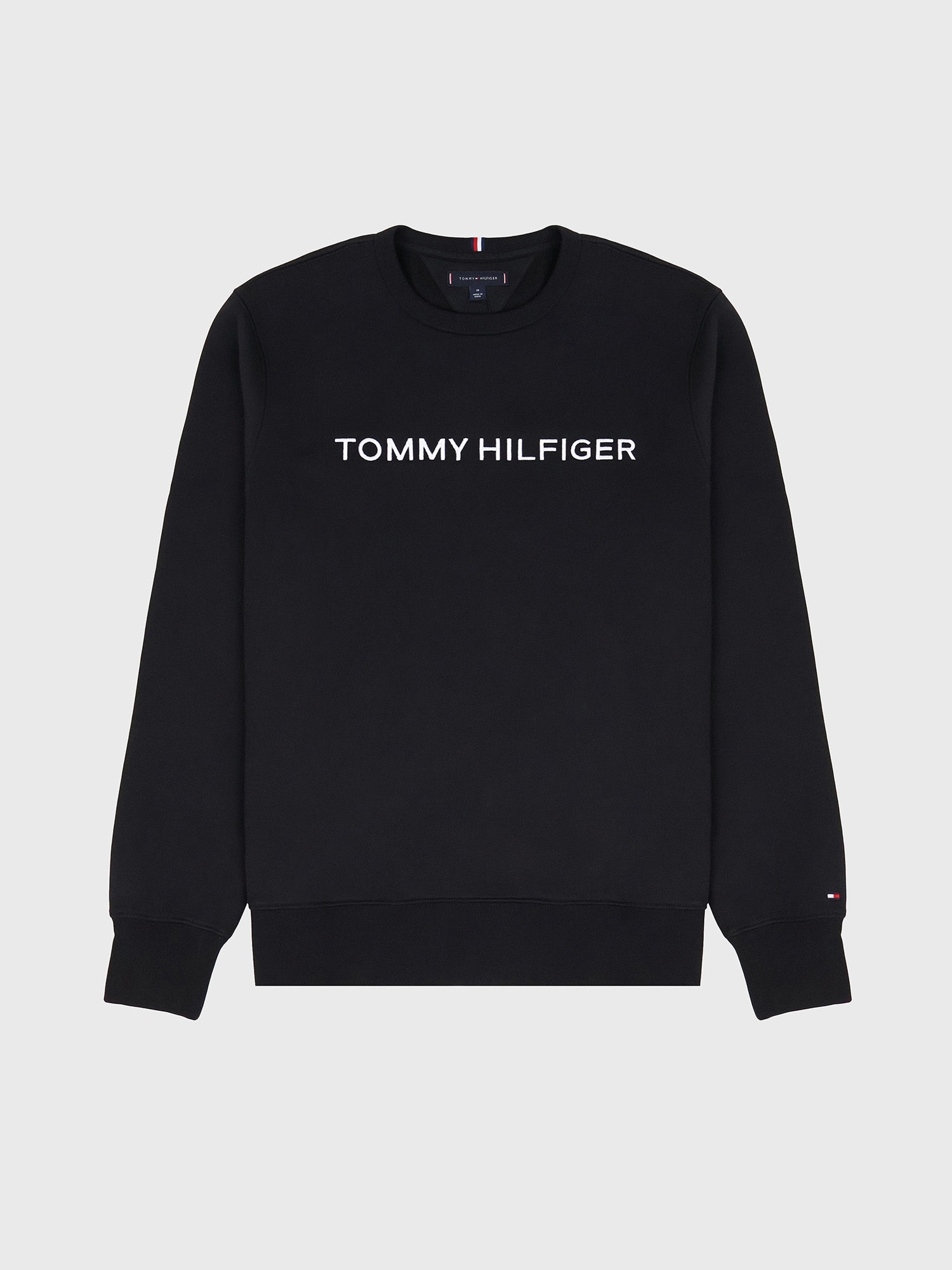 Свитшот Tommy Hilfiger Tommy Embroidered Hilfiger Icon Black