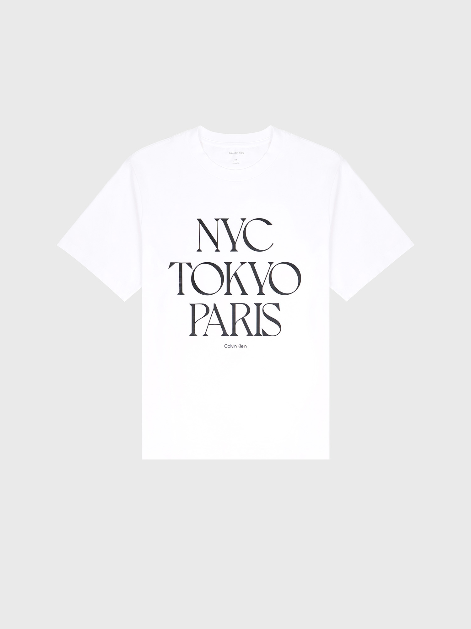 Футболка Calvin Klein Flagship Cities Graphic Relaxed Brilliant White
