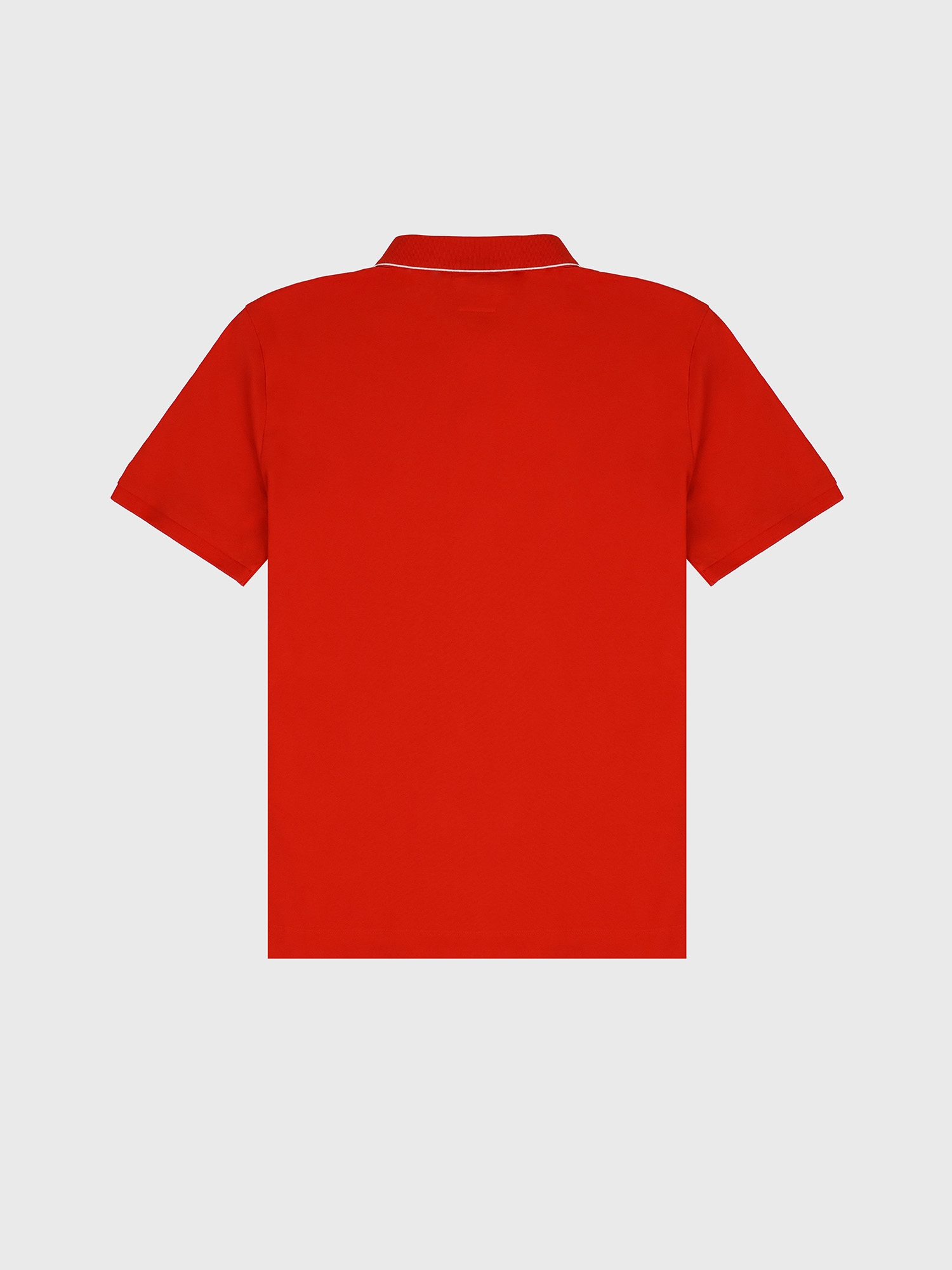 Поло C.P. Company Stretch Piquet Slim Line Fiery Red