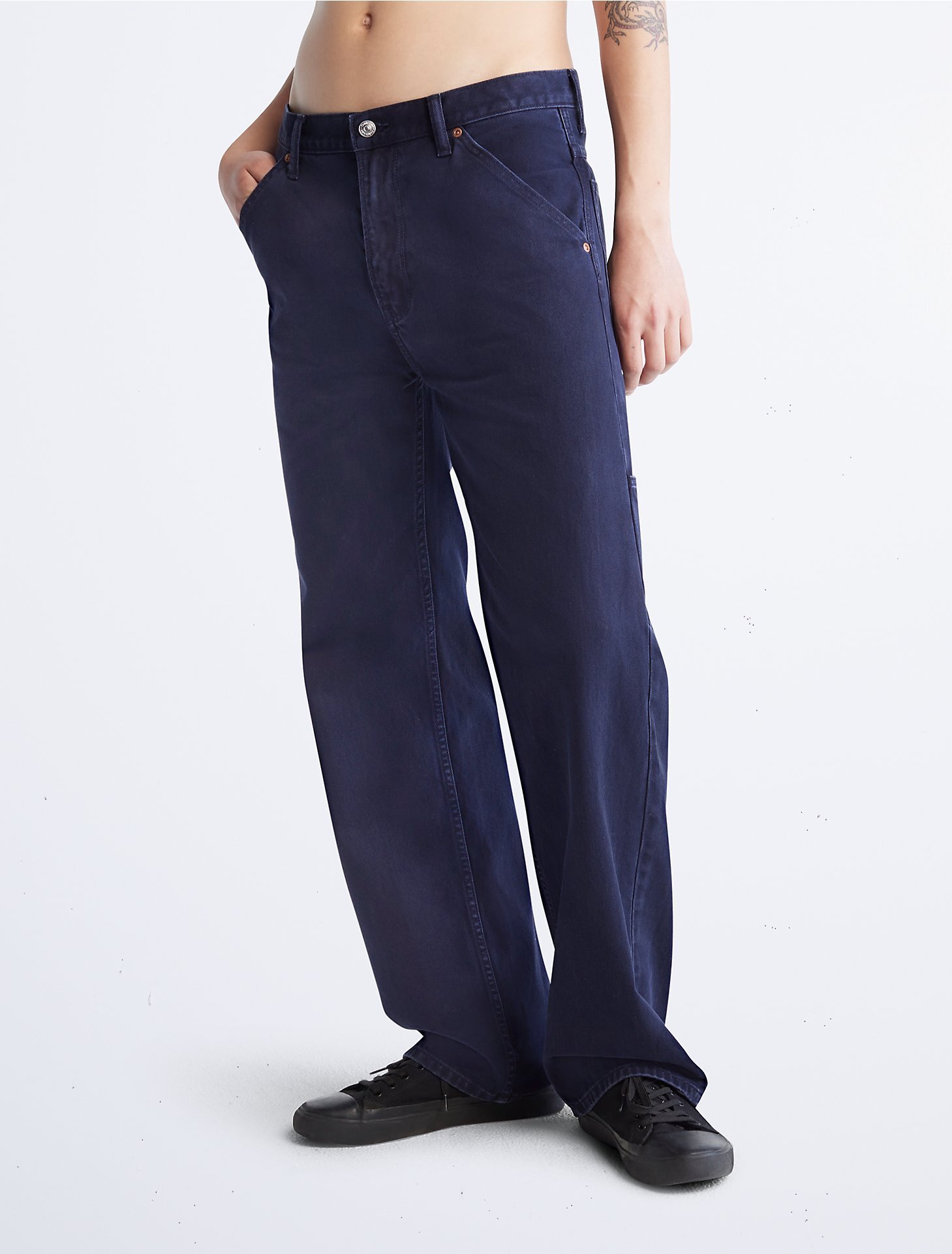 Джинсы Calvin Klein Khakis Wide Leg Carpenter Jeans Midnight