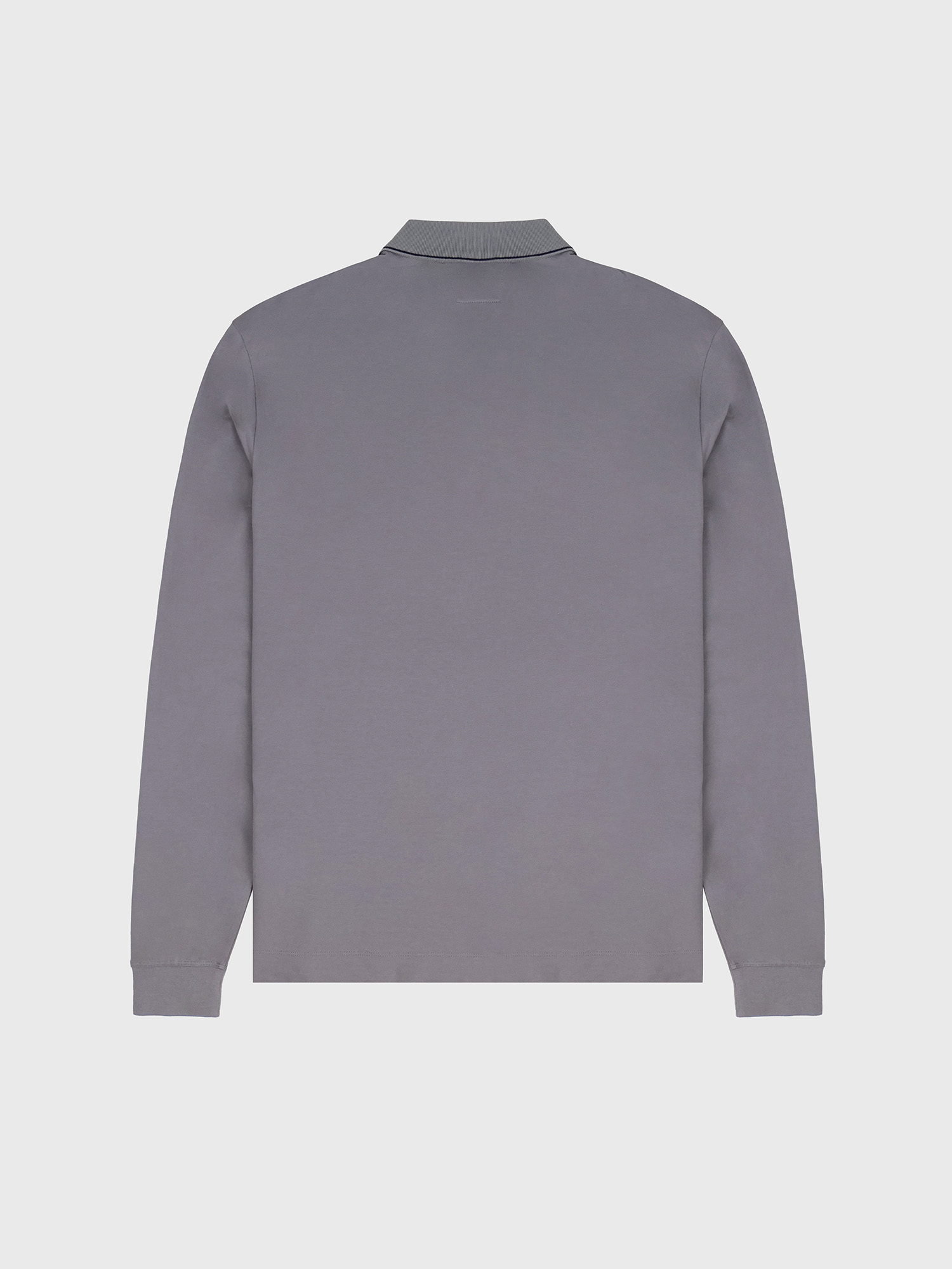 Поло с длинным рукавом C.P. Company Stretch Piquet Slim Line Grey