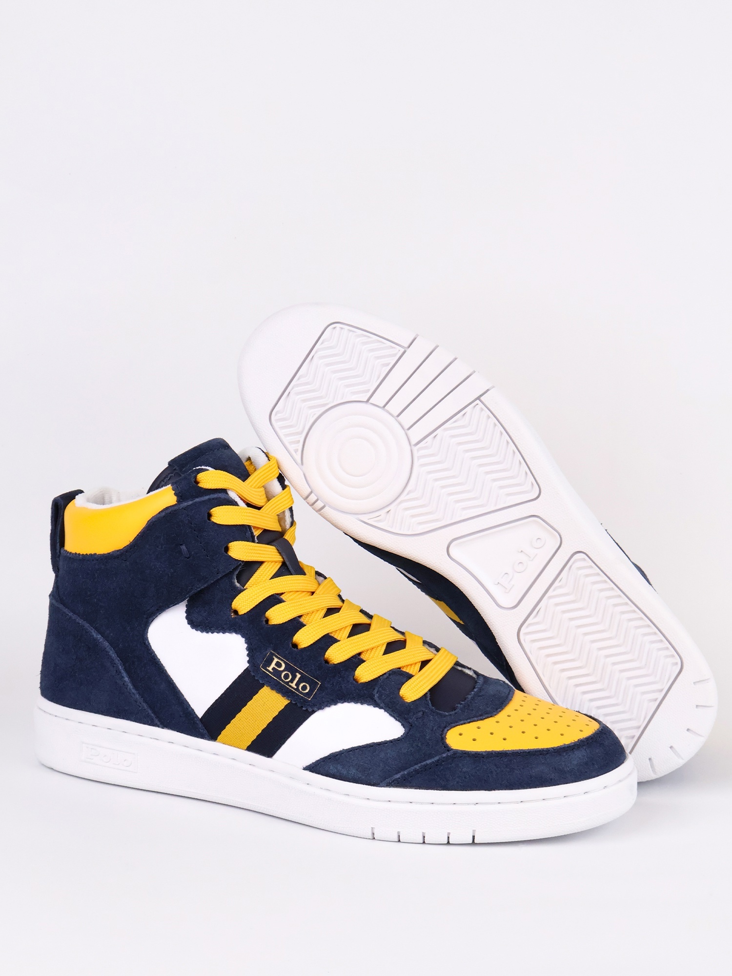Кроссовки Polo Ralph Lauren Crt HGH Navy / Yellow