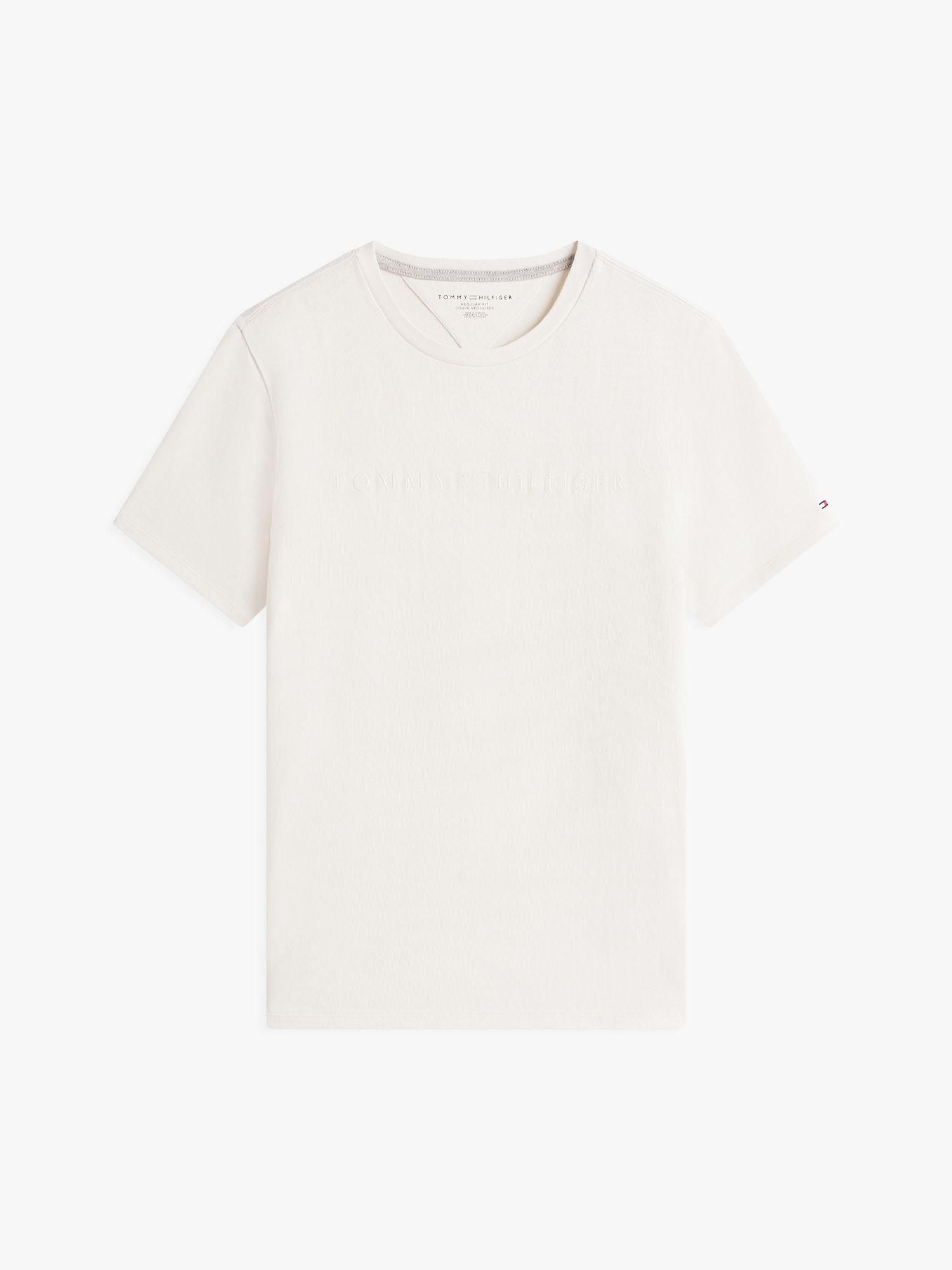 Футболка Tommy Hilfiger Archive Tonal Logo Heavyweight Ivory