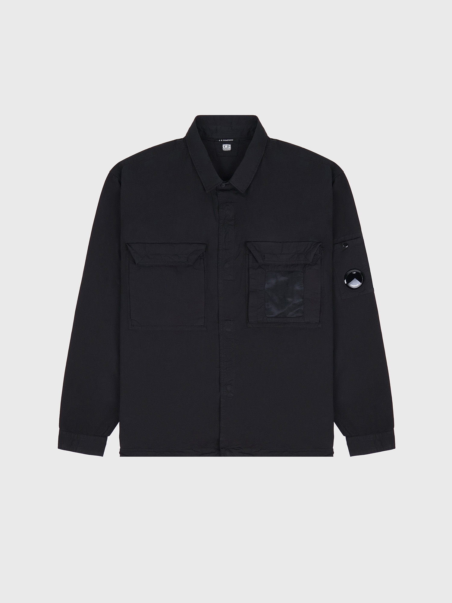 Куртка C.P. Company Organic Cotton Gabardine Overshirt Black