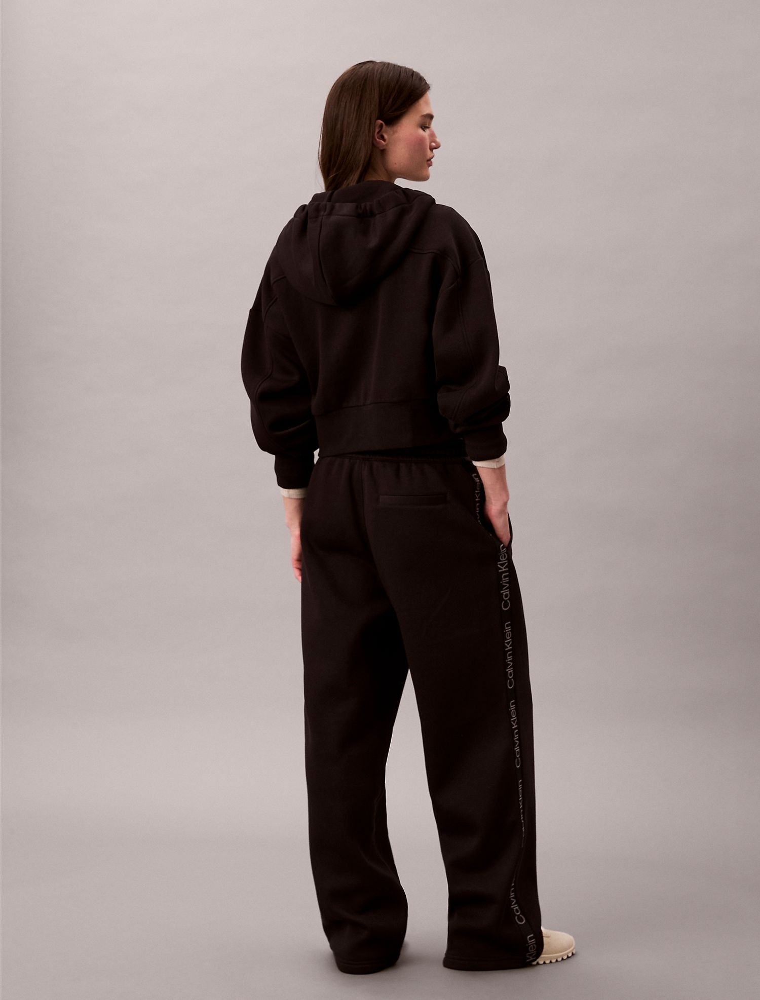Брюки Calvin Klein Logo Tape Sweatpants Black