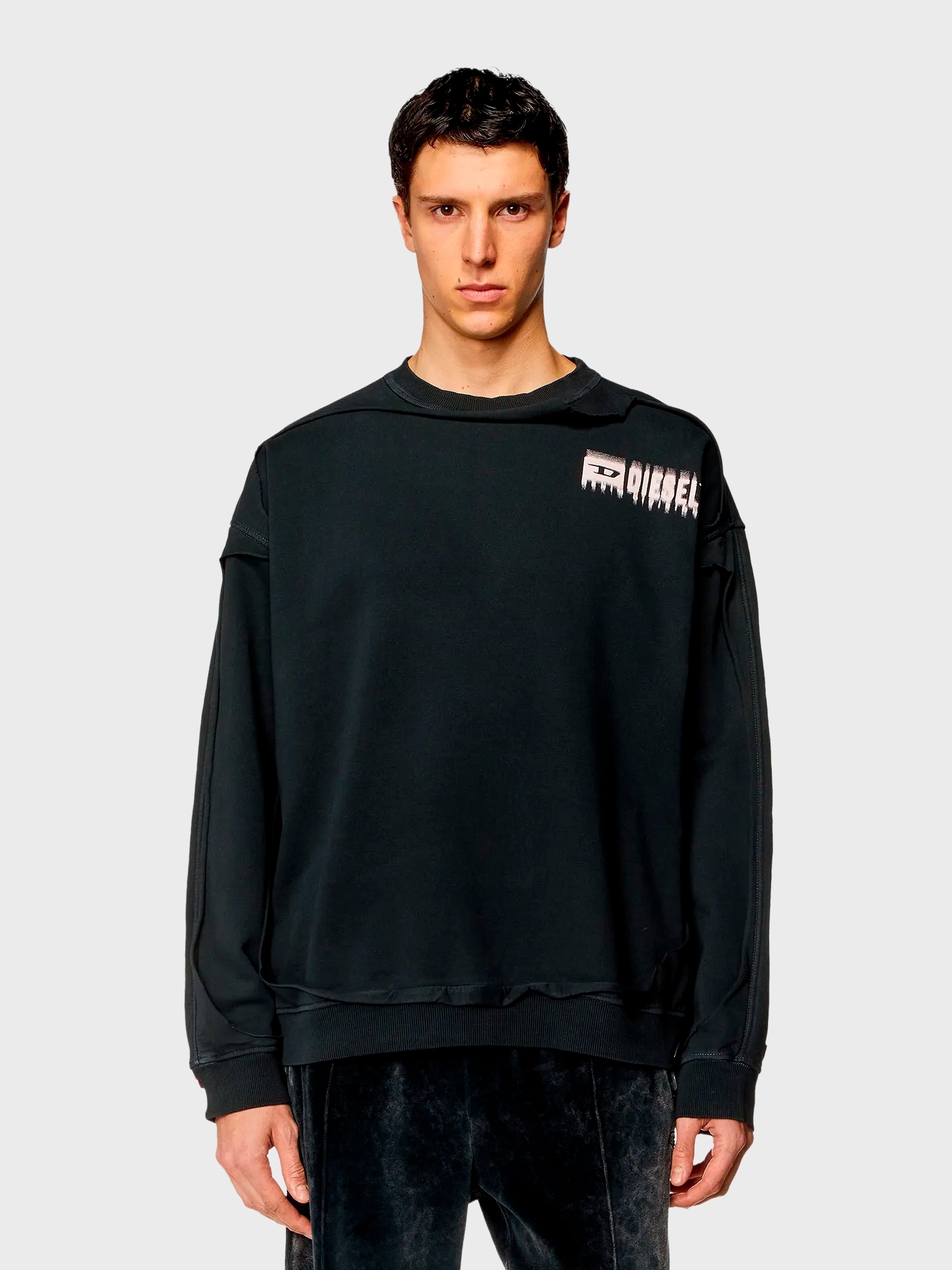 Свитшот Diesel S-BOXT-DBL FELPA Black