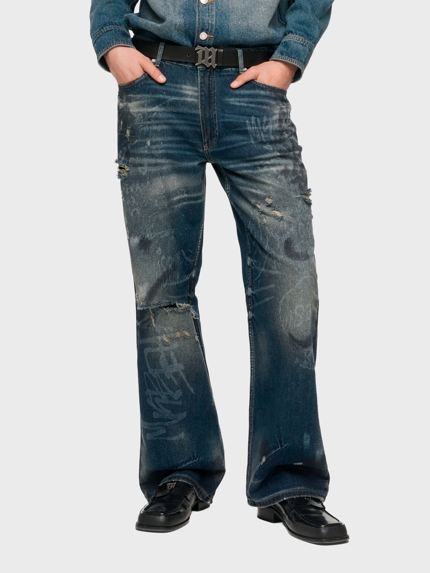 Джинсы MISBHV Laser Tagged Denim Trousers
