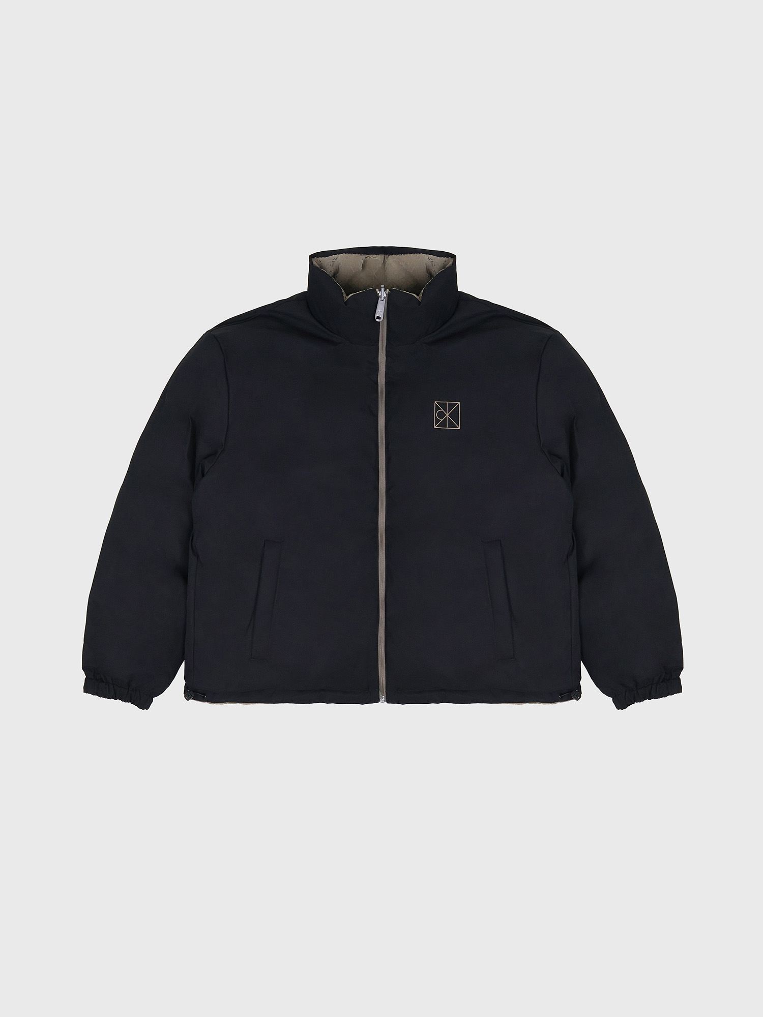 Пуховик Calvin Klein Allover Emblem Logo Reversible Bungee Cord