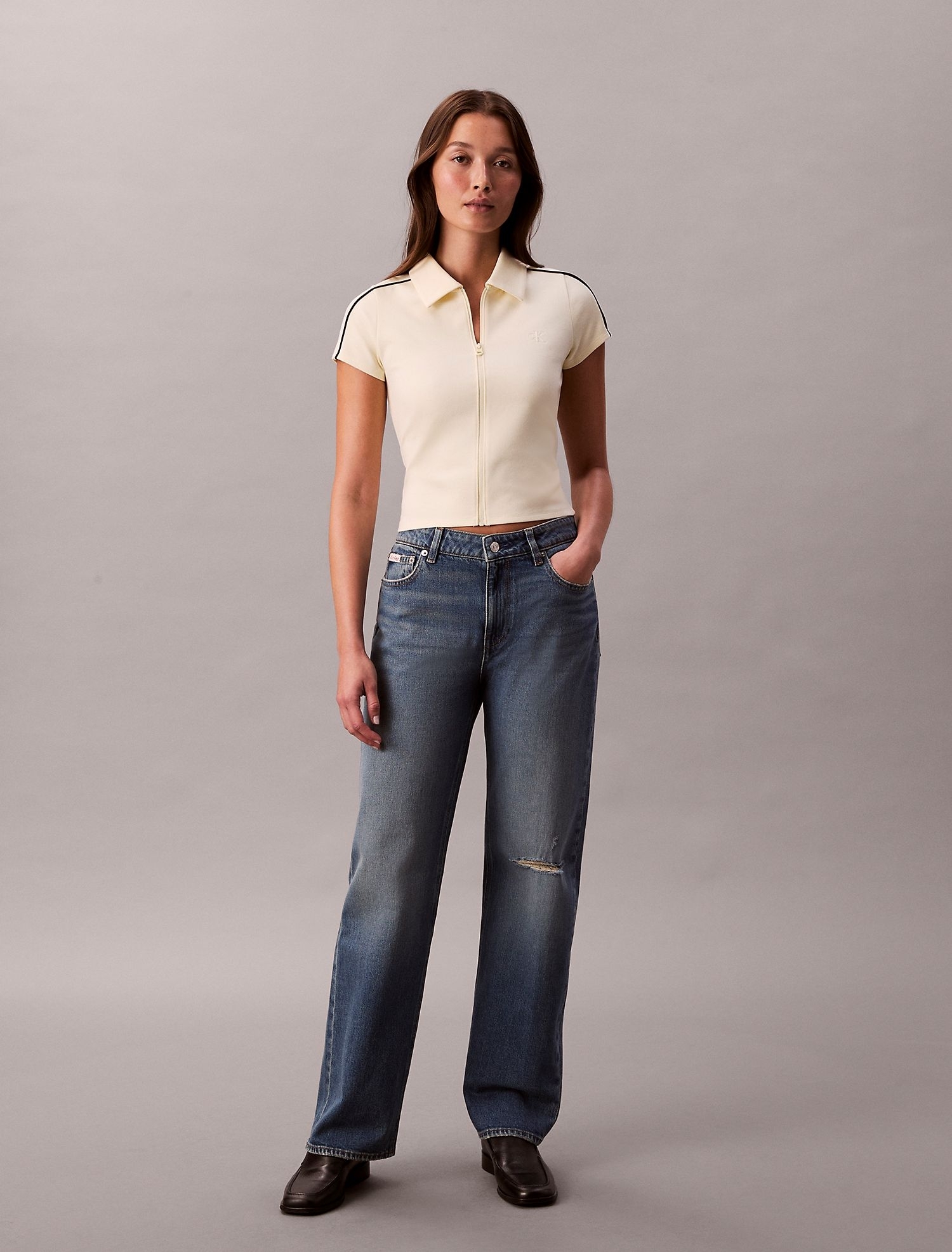 Джинсы Calvin Klein 90s Straight Jeans Blue Crest