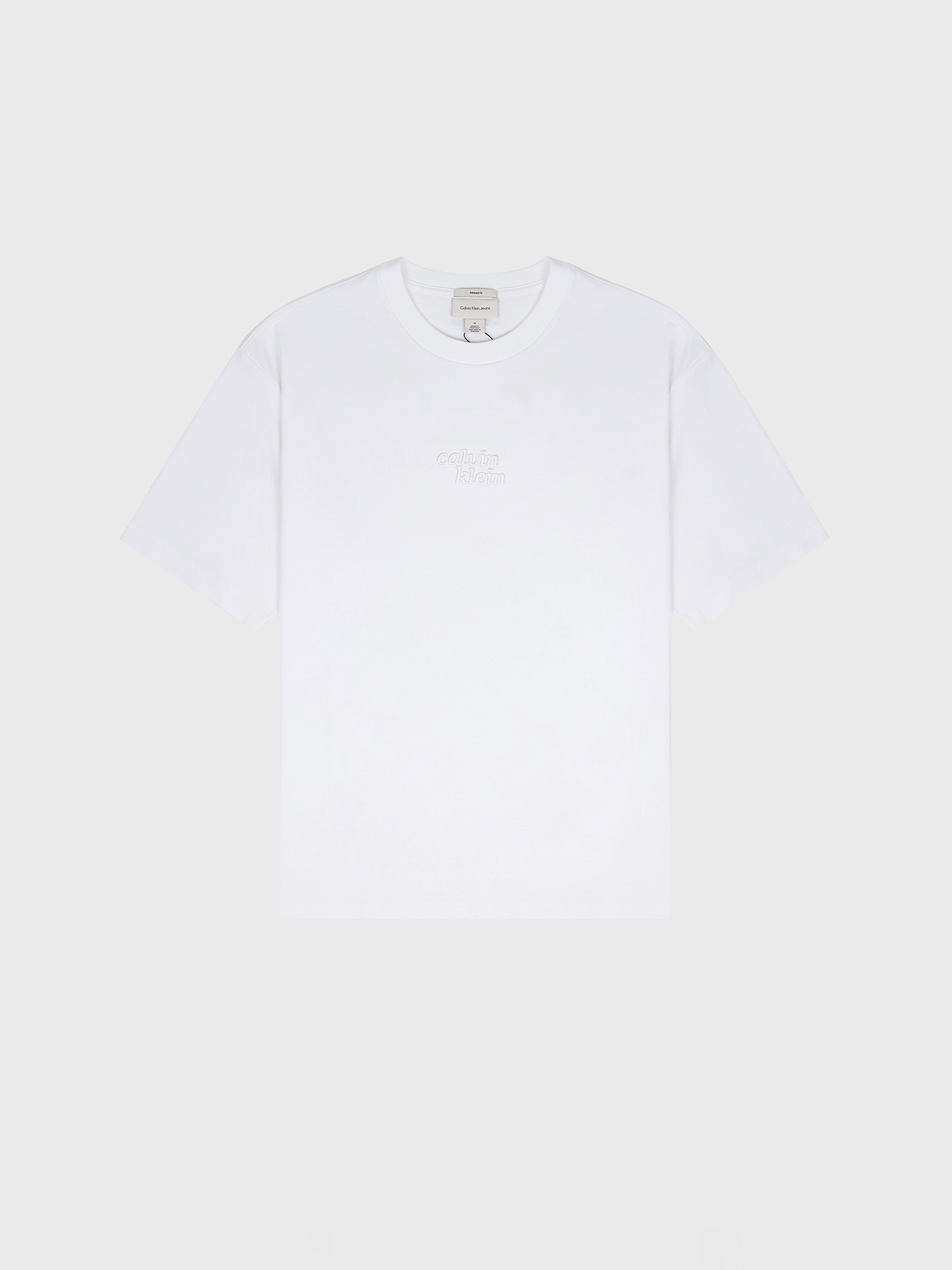 Футболка Calvin Klein Embroidered 1989 Logo Graphic Relaxed Bright White