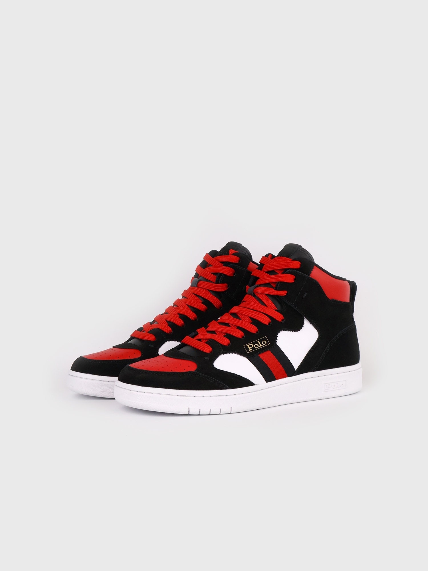 Кроссовки Polo Ralph Lauren Crt HGH Black / Red