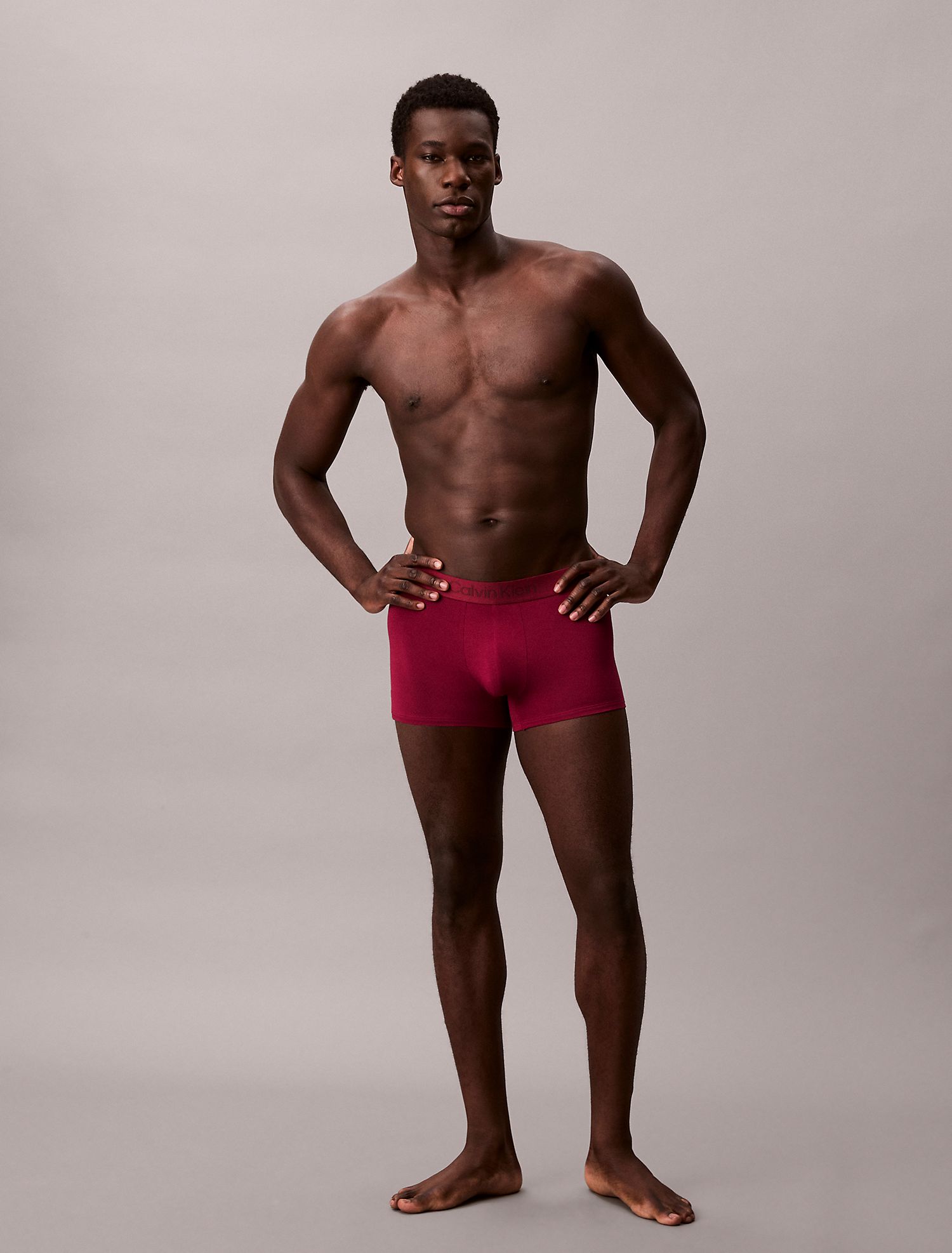Трусы боксеры-транки Calvin Klein Ultra Soft Modal 3-Pack Greatest Grey / Beet Red / Icy Grey