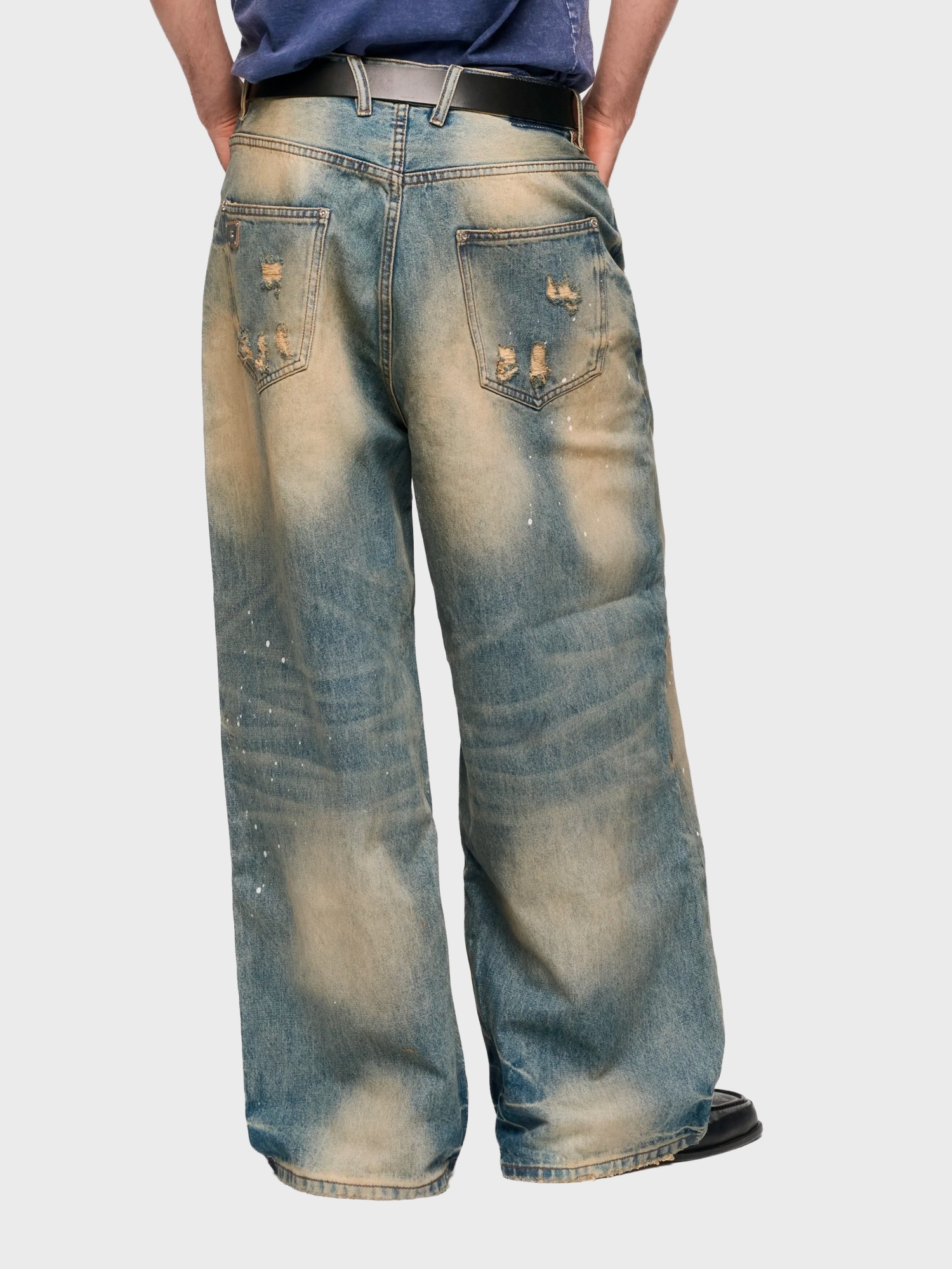 Джинсы MISBHV Baggy Denim Trousers Dirt Denim