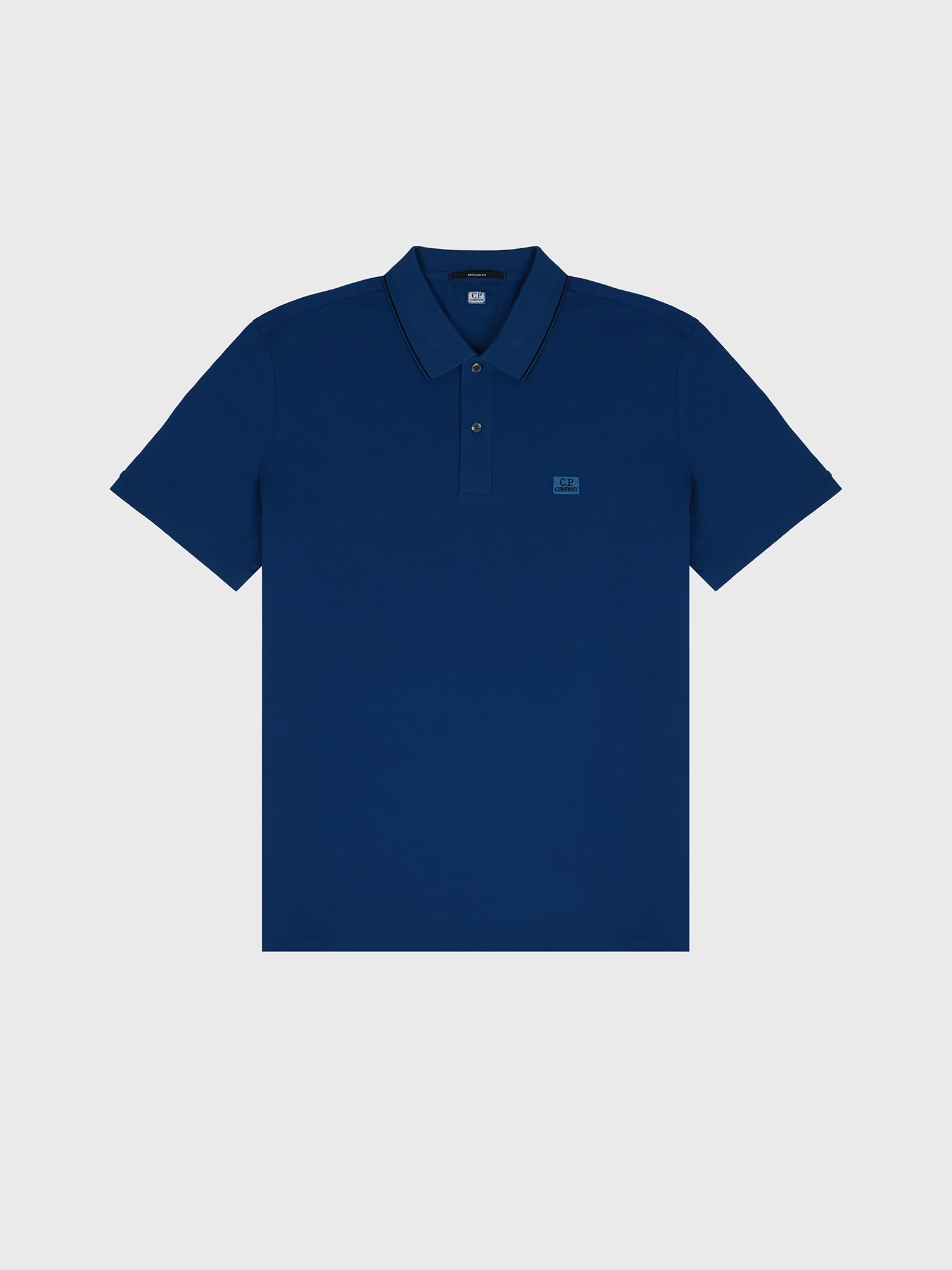 Поло C.P. Company Stretch Piquet Line Ocean Blue