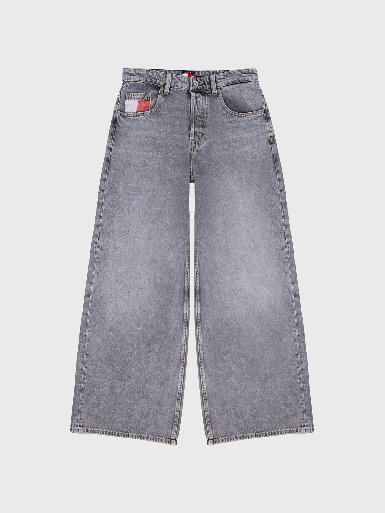 Джинсы Tommy Jeans Mid-Rise Loose Wide Leg Jean Denim Grey