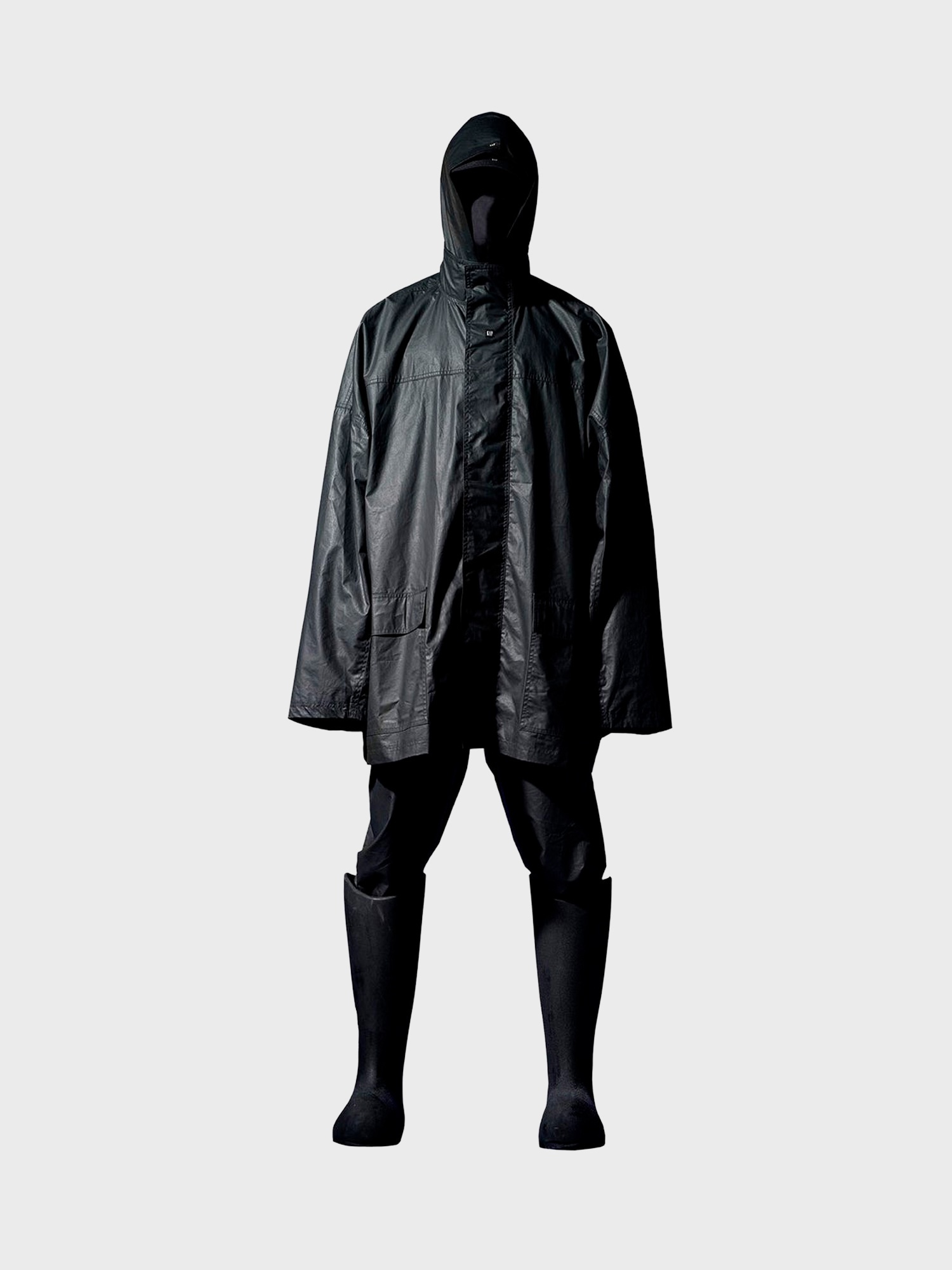 Куртка Yeezy Gap Engineered by Balenciaga Coated Cotton Light Parka Black