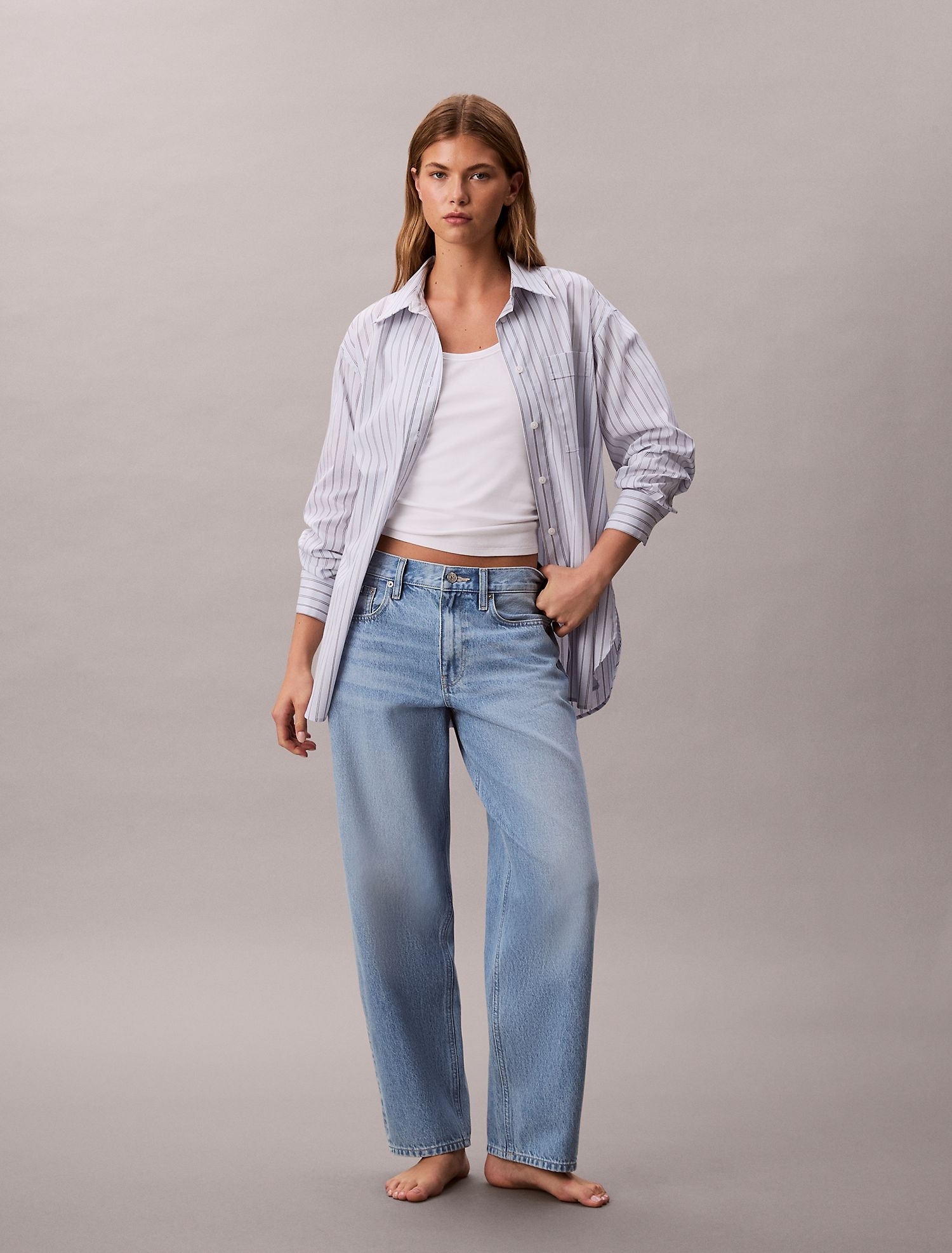 Джинсы Calvin Klein 90s Loose Fit Jeans Light River