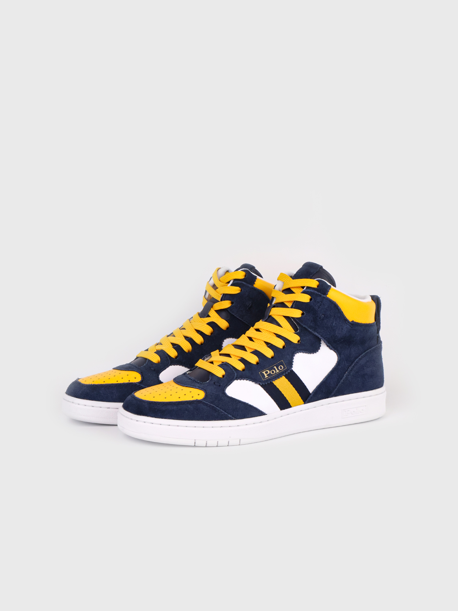 Кроссовки Polo Ralph Lauren Crt HGH Navy / Yellow