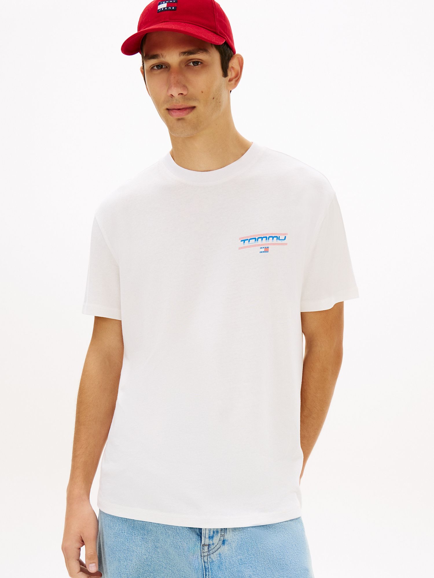 Футболка Tommy Jeans Fitness Graphic Ecru