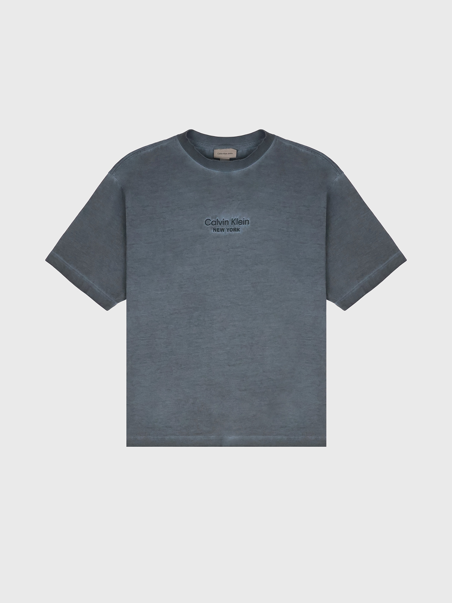Футболка Calvin Klein Faded Dye Logo Graphic Classic Stormy Weather