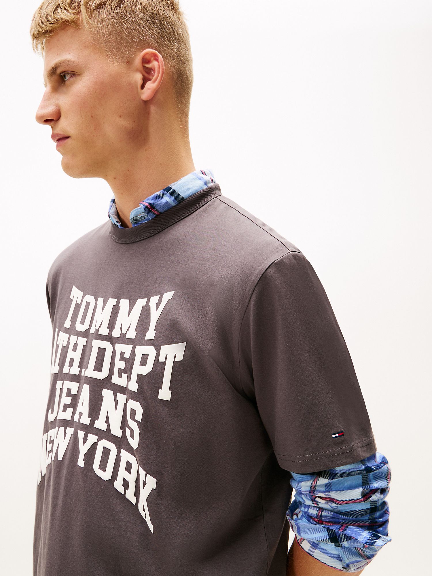 Футболка Tommy Jeans Varsity Logo Washed Black