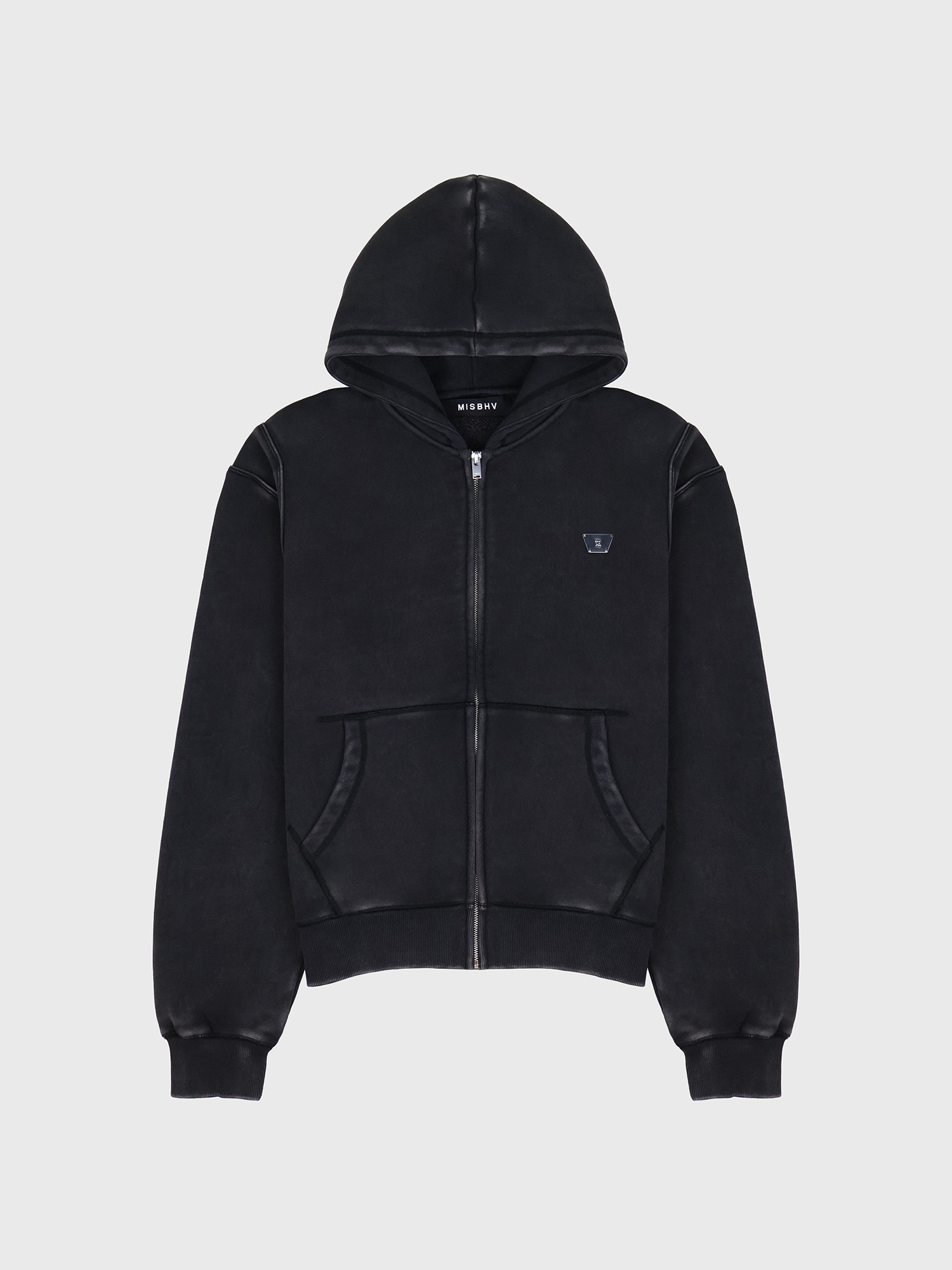 Худи на молнии MISBHV Teddy Zipped Hoodie Black