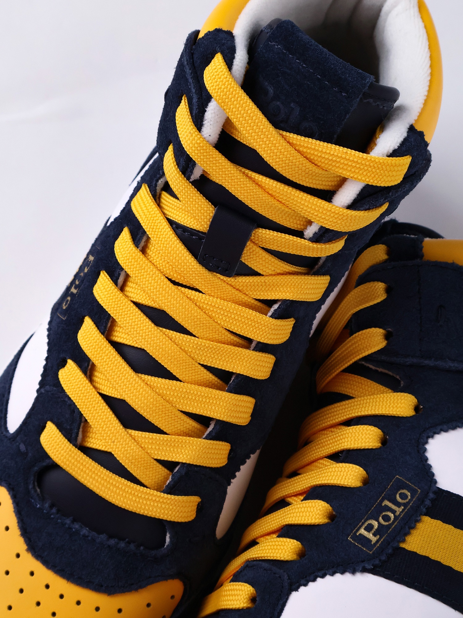Кроссовки Polo Ralph Lauren Crt HGH Navy / Yellow
