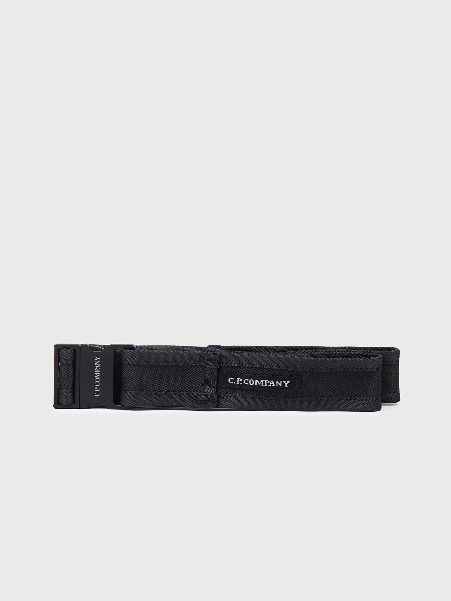 Ремень C.P. Company Herringbone Tape Embroidery Logo Black