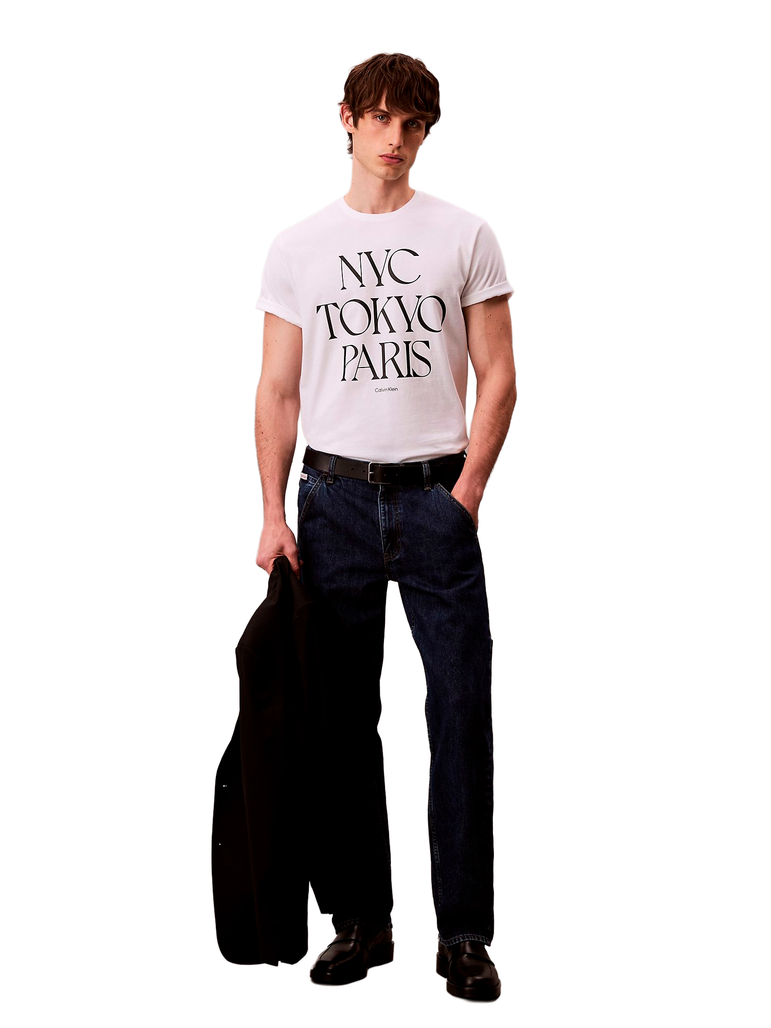 Футболка Calvin Klein Flagship Cities Graphic Relaxed Brilliant White