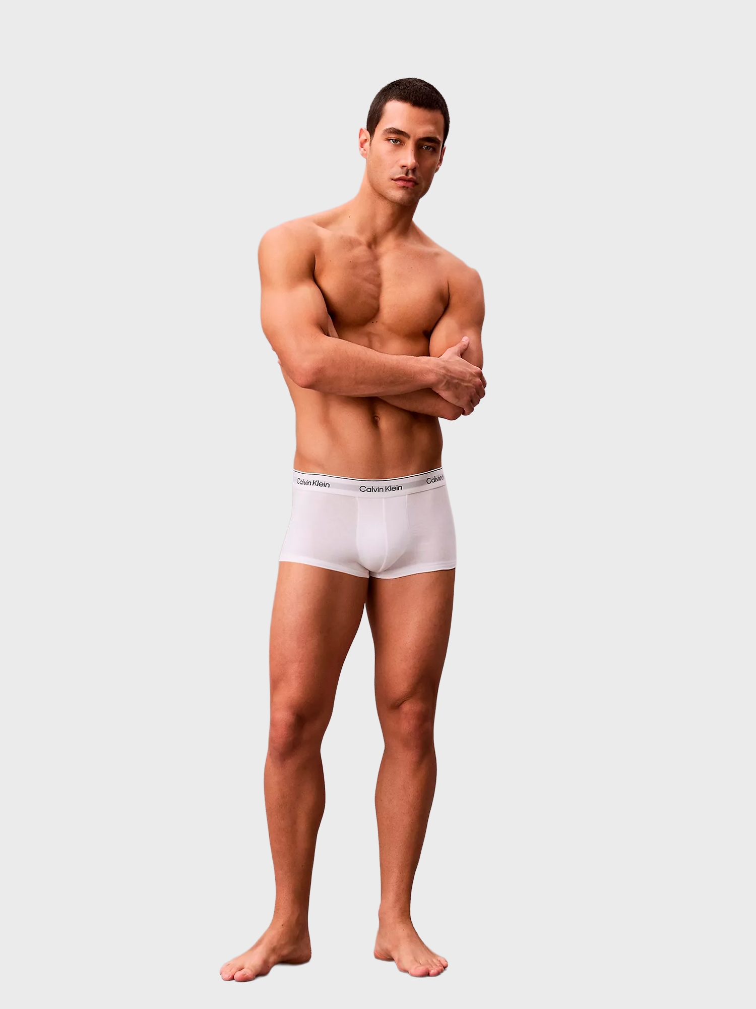 Мужские трусы Calvin Klein боксеры-транки Icon Cotton Stretch 3-Pack Low Rise Trunk Turbulence