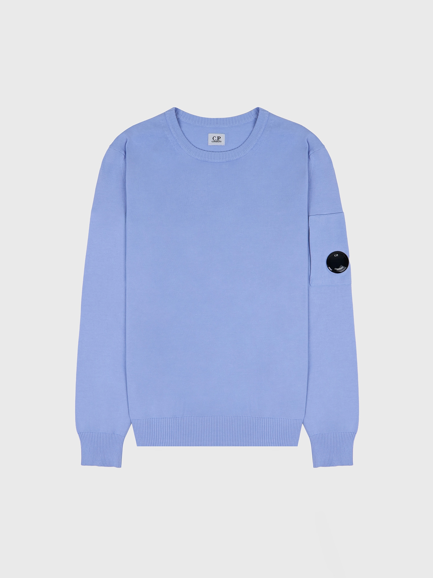 Свитер C.P. Company Cotton Crepe Lens Knit Lavander Ocean Blue