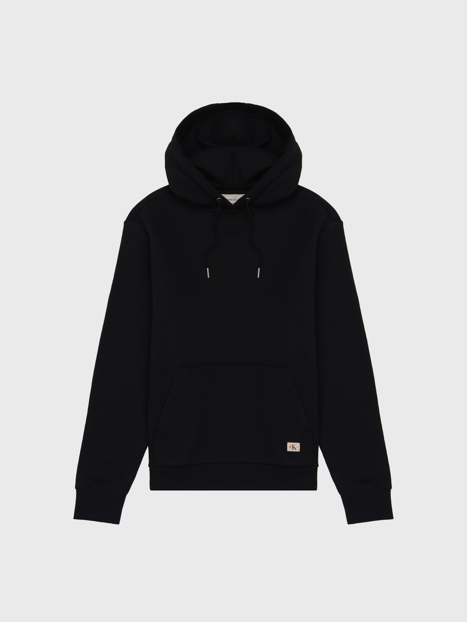 Худи Calvin Klein Monogram Logo Patch Fleece Black Beauty