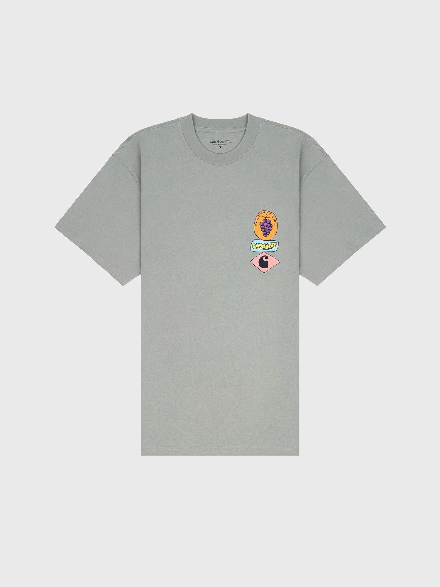 Футболка Carhartt WIP Stacked Grapes Shady Green