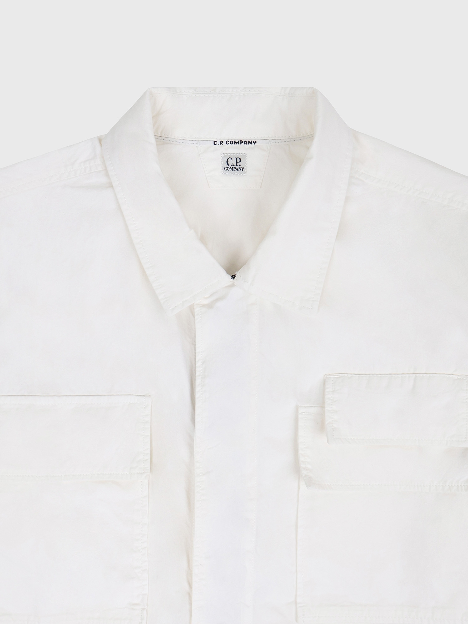 Куртка C.P. Company Gabardine Buttoned Off White