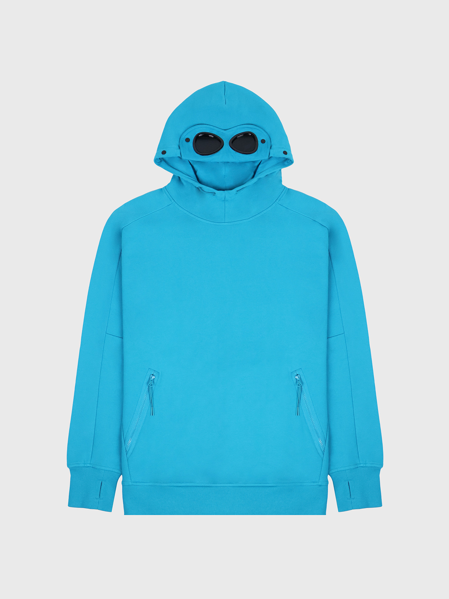 Худи C.P. Company Diagonal Raised Goggle Tile Blue