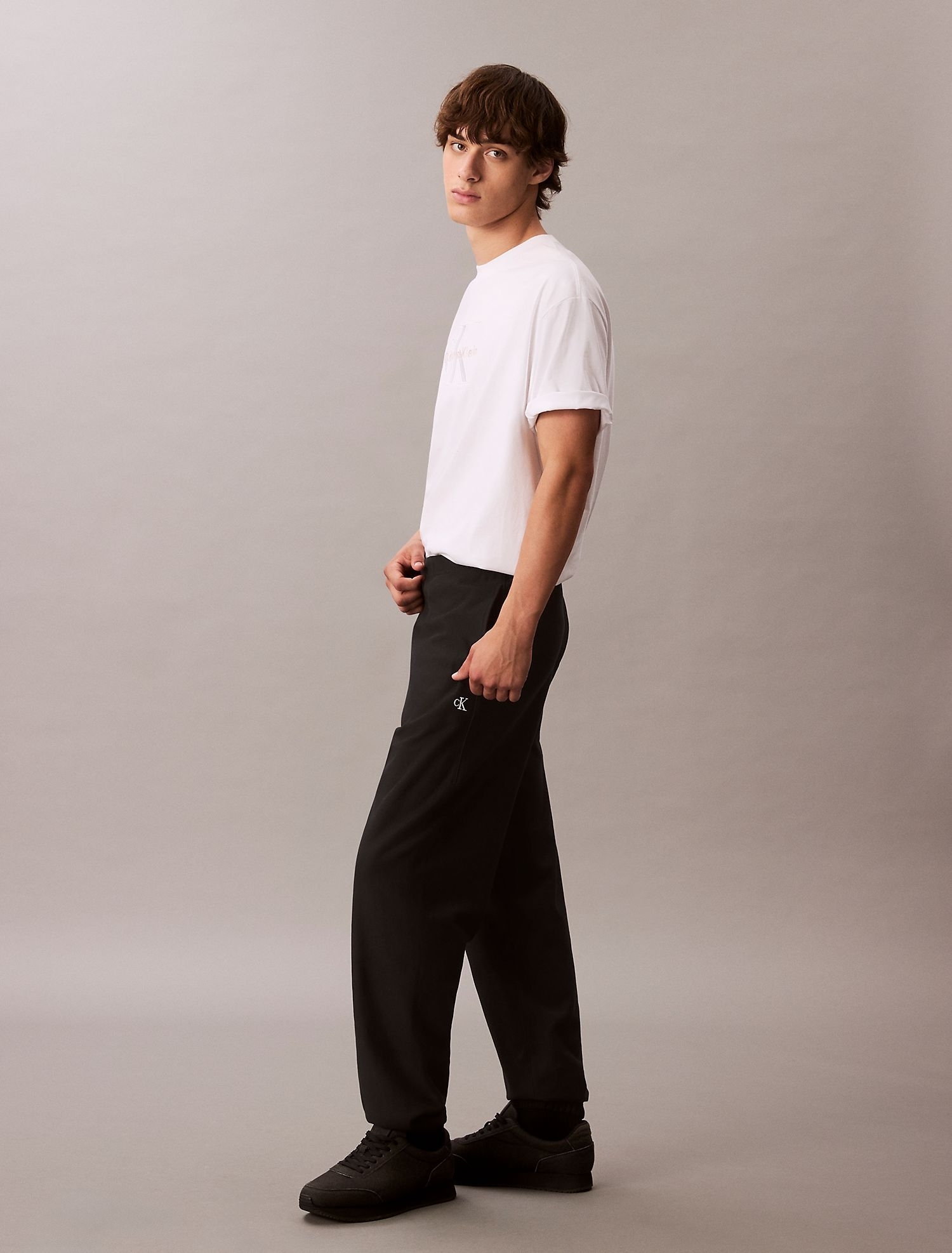 Брюки Calvin Klein Premium Fleece Joggers Black