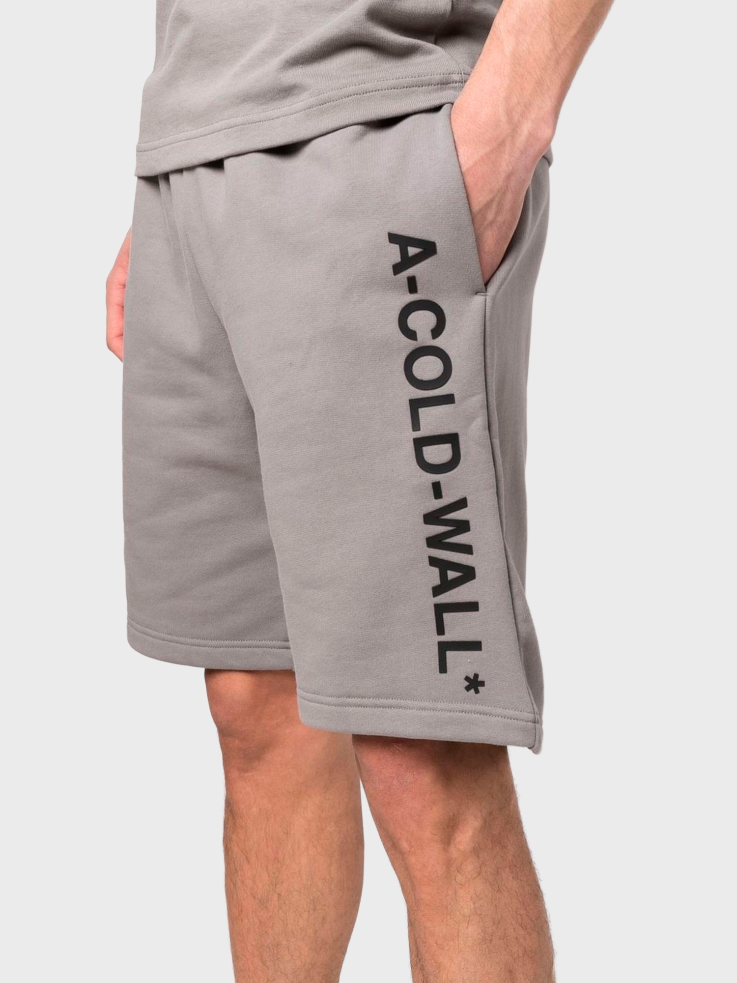 Шорты A-COLD-WALL* Essential Logo Grey