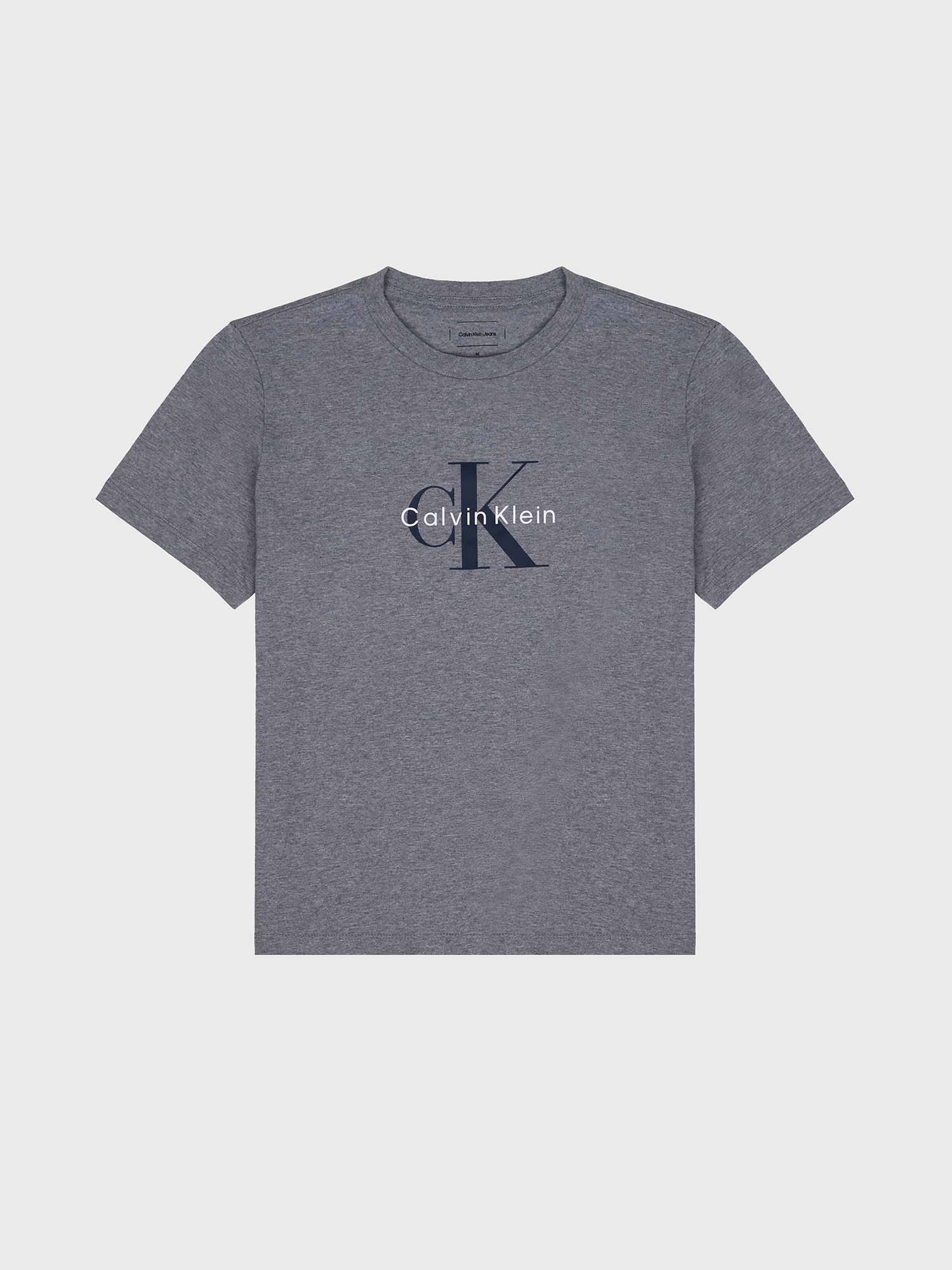 Футболка Calvin Klein Monologo Tee Medium Grey Heather