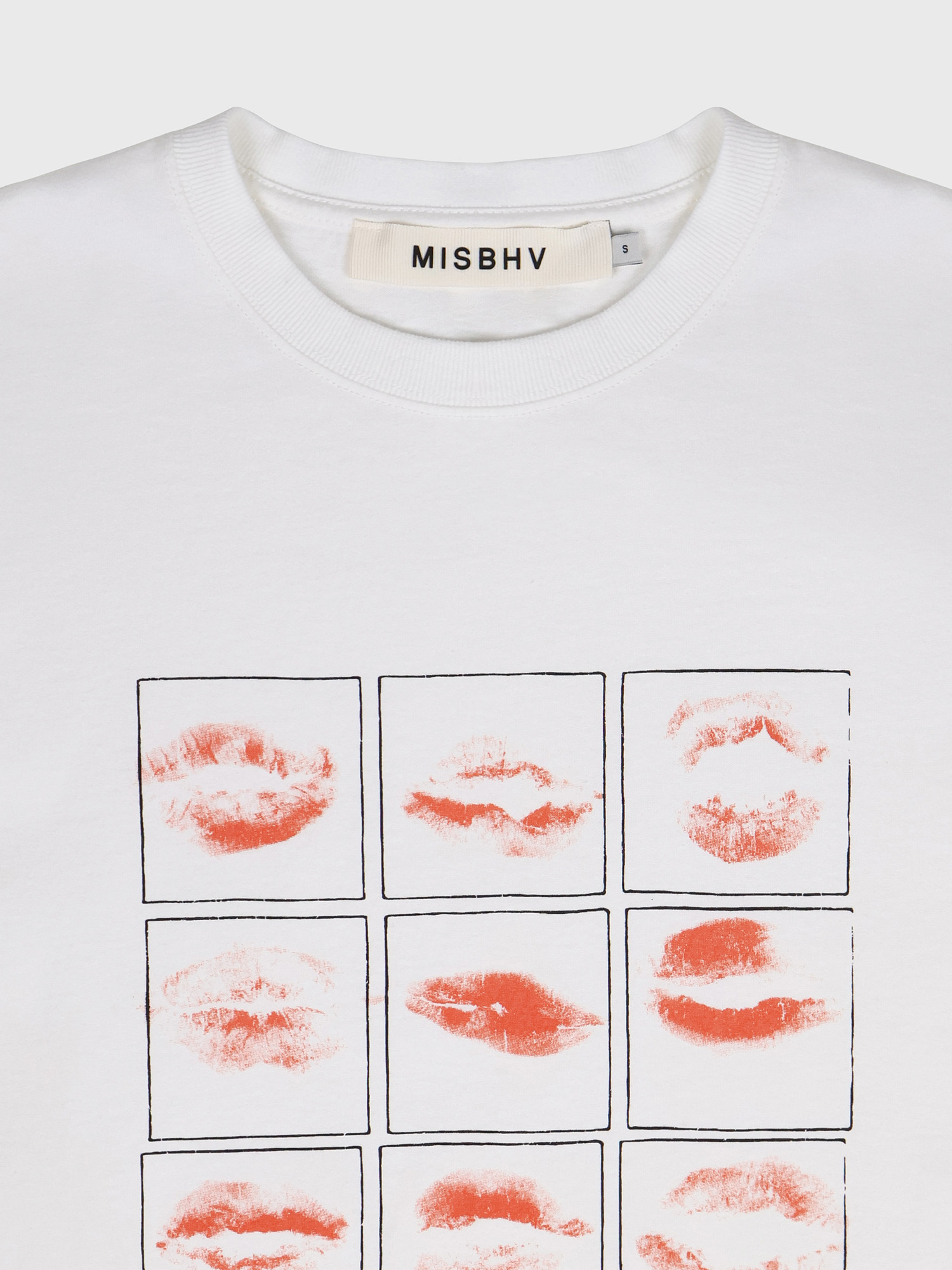 Футболка MISBHV Kiss Xoxo Off White