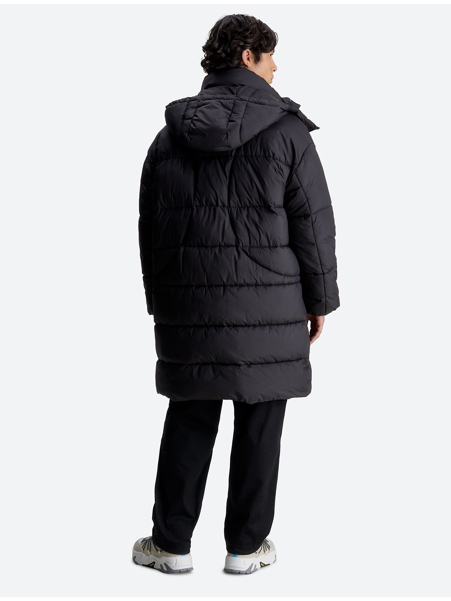 Утепленная куртка Calvin Klein Jeans Modern Quilted Long Black