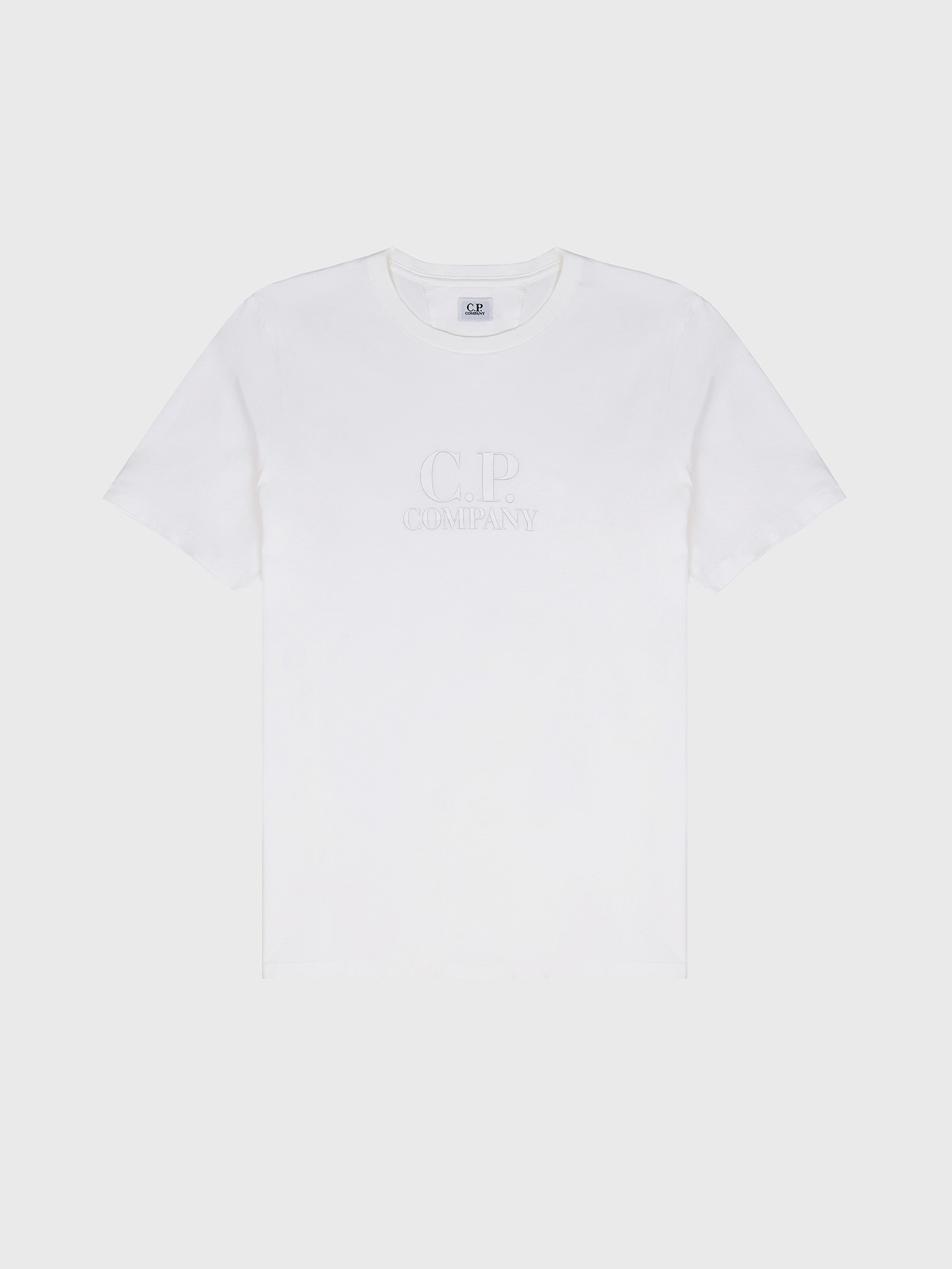 Футболка C.P. Company Jersey 30/1 Logo White