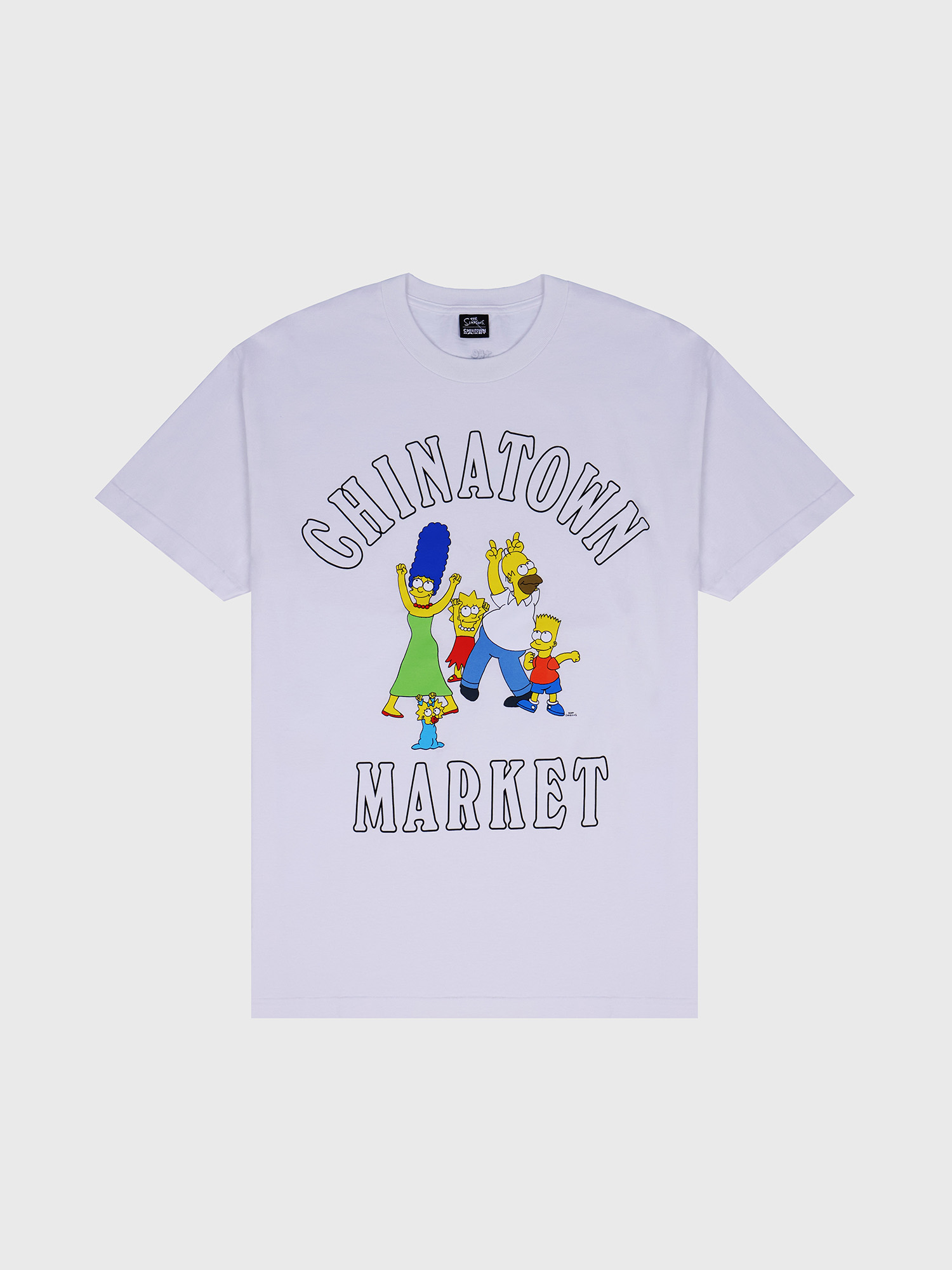 Футболка Chinatown Market x The Simpsons Family OG White