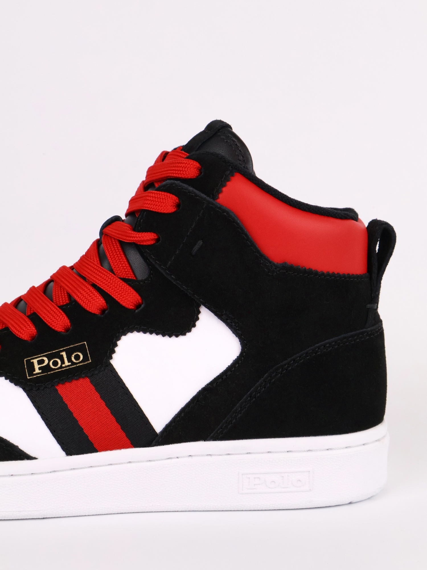 Кроссовки Polo Ralph Lauren Crt HGH Black / Red