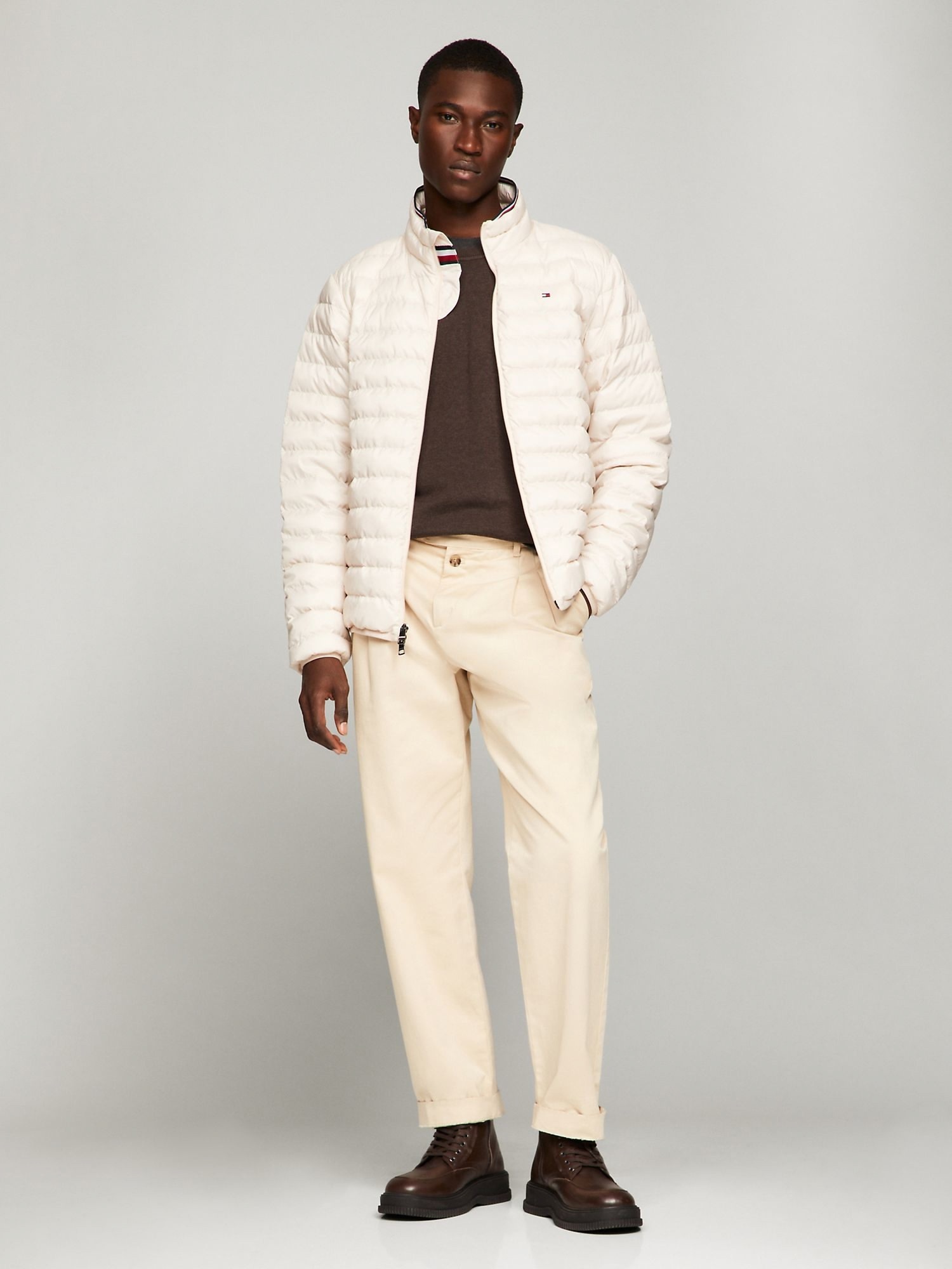 Утепленная куртка Tommy Hilfiger Lightweight Packable Creme