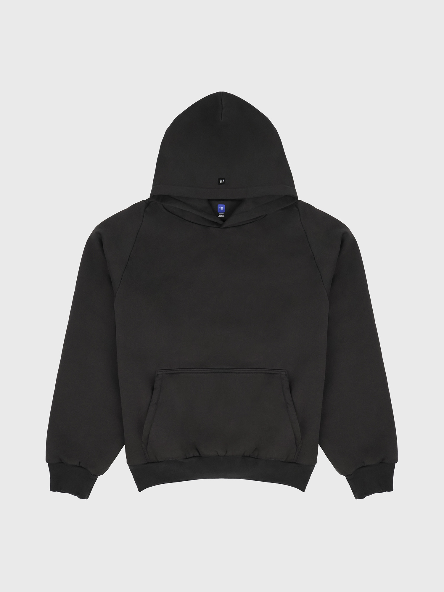 Худи Yeezy Gap Engineered by Balenciaga Shrunken Hoodie Black